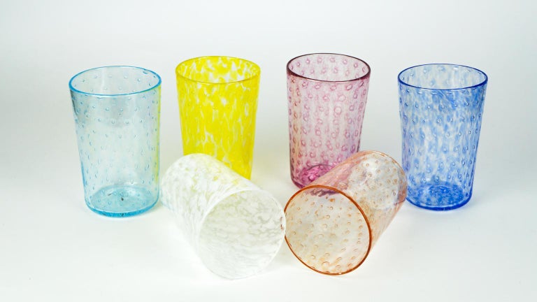 Drinking Glasses Tumblers Murano Sets: Set of 6 Drinking glasses