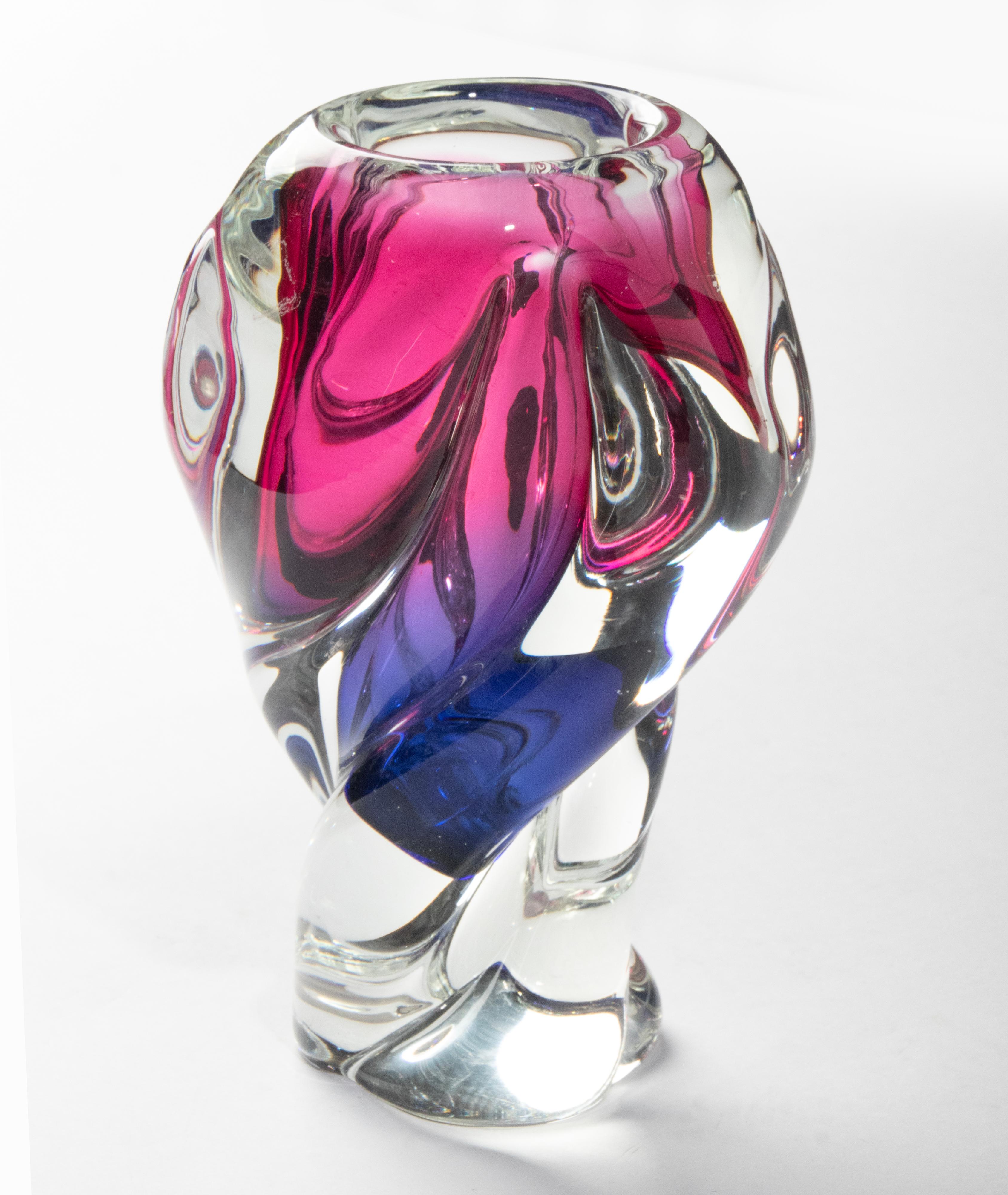 Mid Century Modern Murano Art Glass Vase 5