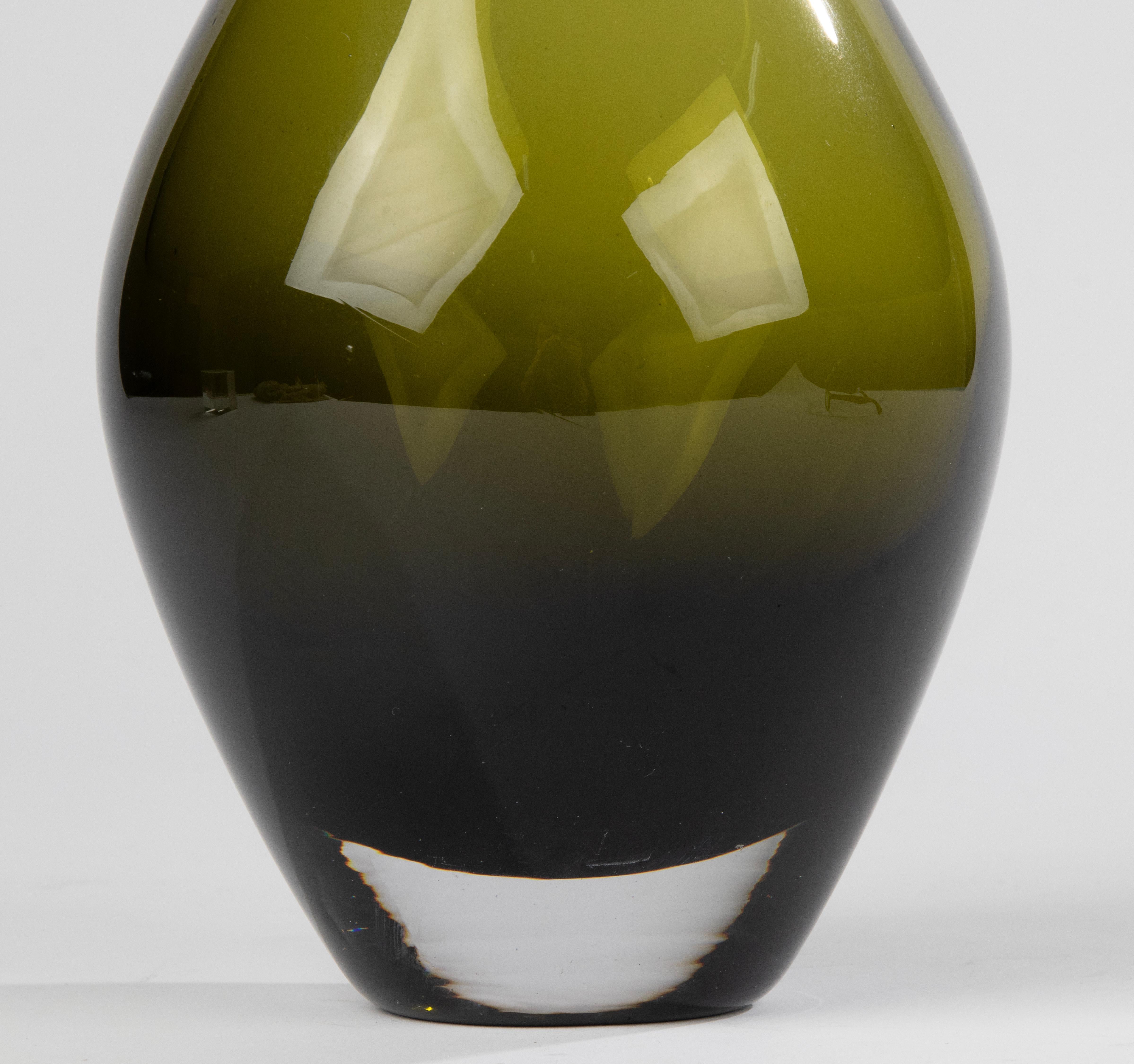 Mid-20th Century Mid-Century Modern Murano Art Glass Vase  For Sale