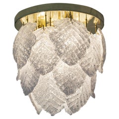 Lustre en cristal de Murano moderne du milieu du siècle dernier, Italie, 1960