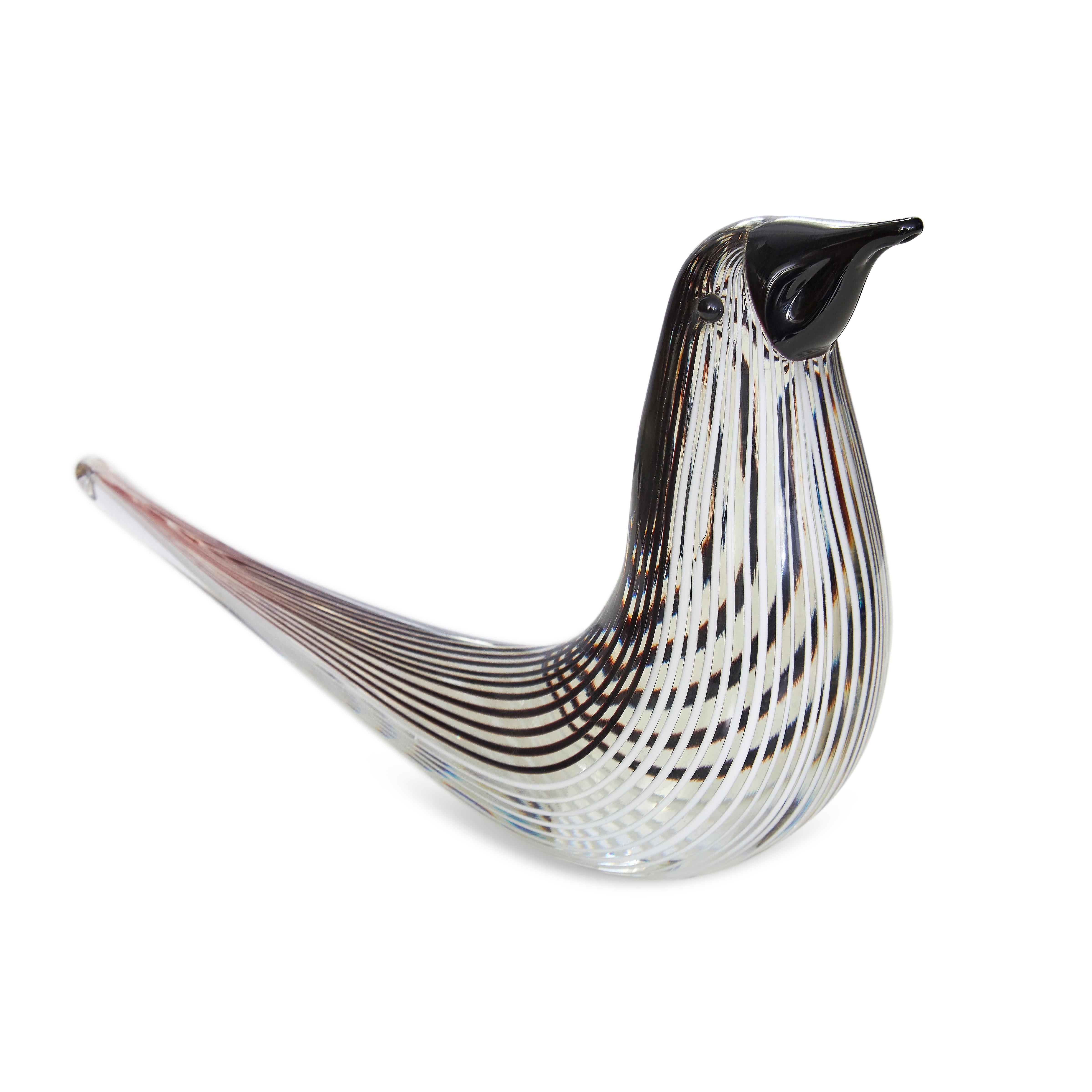 Italian Mid-Century Modern Murano Glass Bird in the Manner of Licio Zanetti