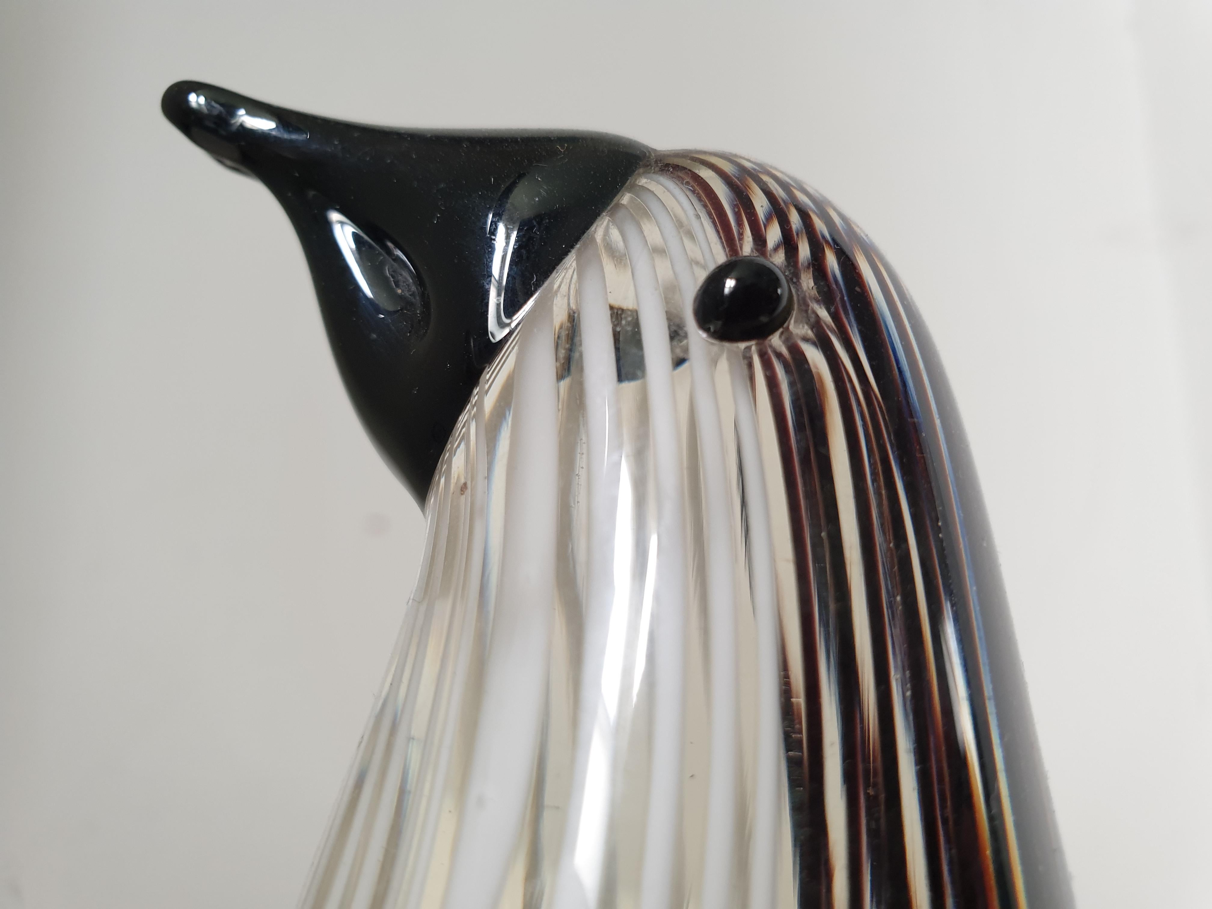 Mid-Century Modern Murano Glass Bird in the Manner of Licio Zanetti 2