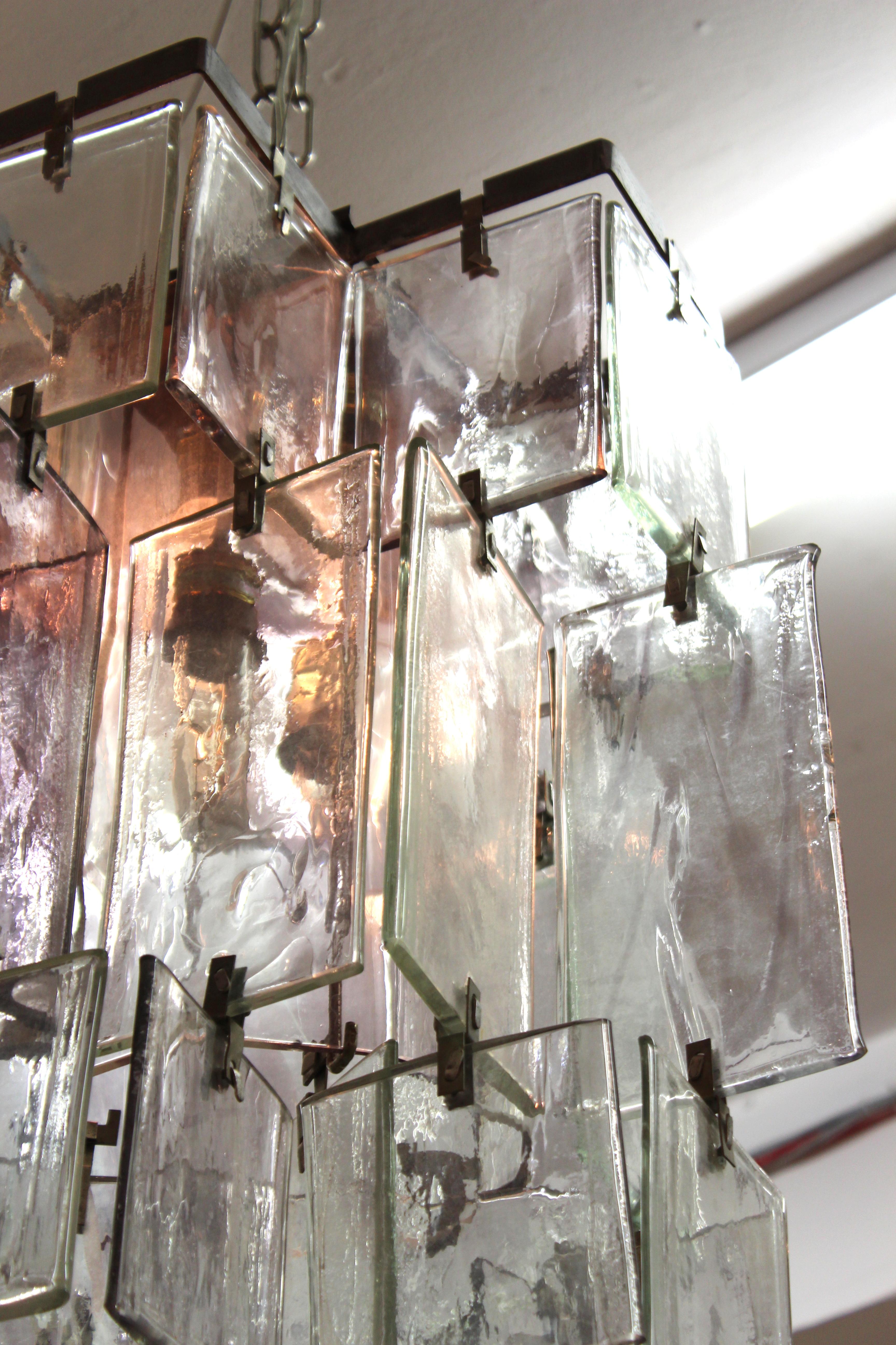 murano glass chandelier the block