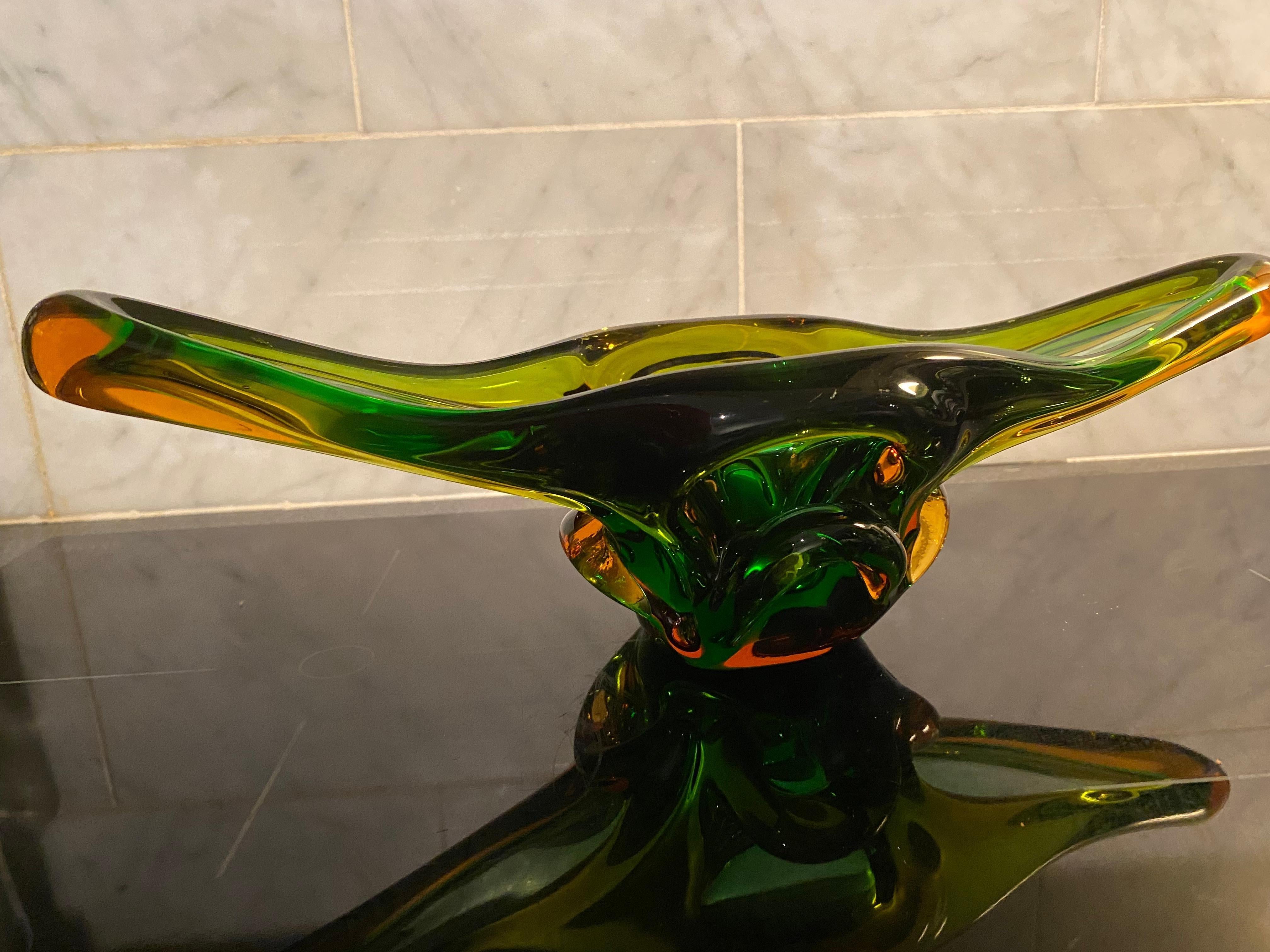 Milieu du XXe siècle Bol en verre de Murano The Modernity en vente