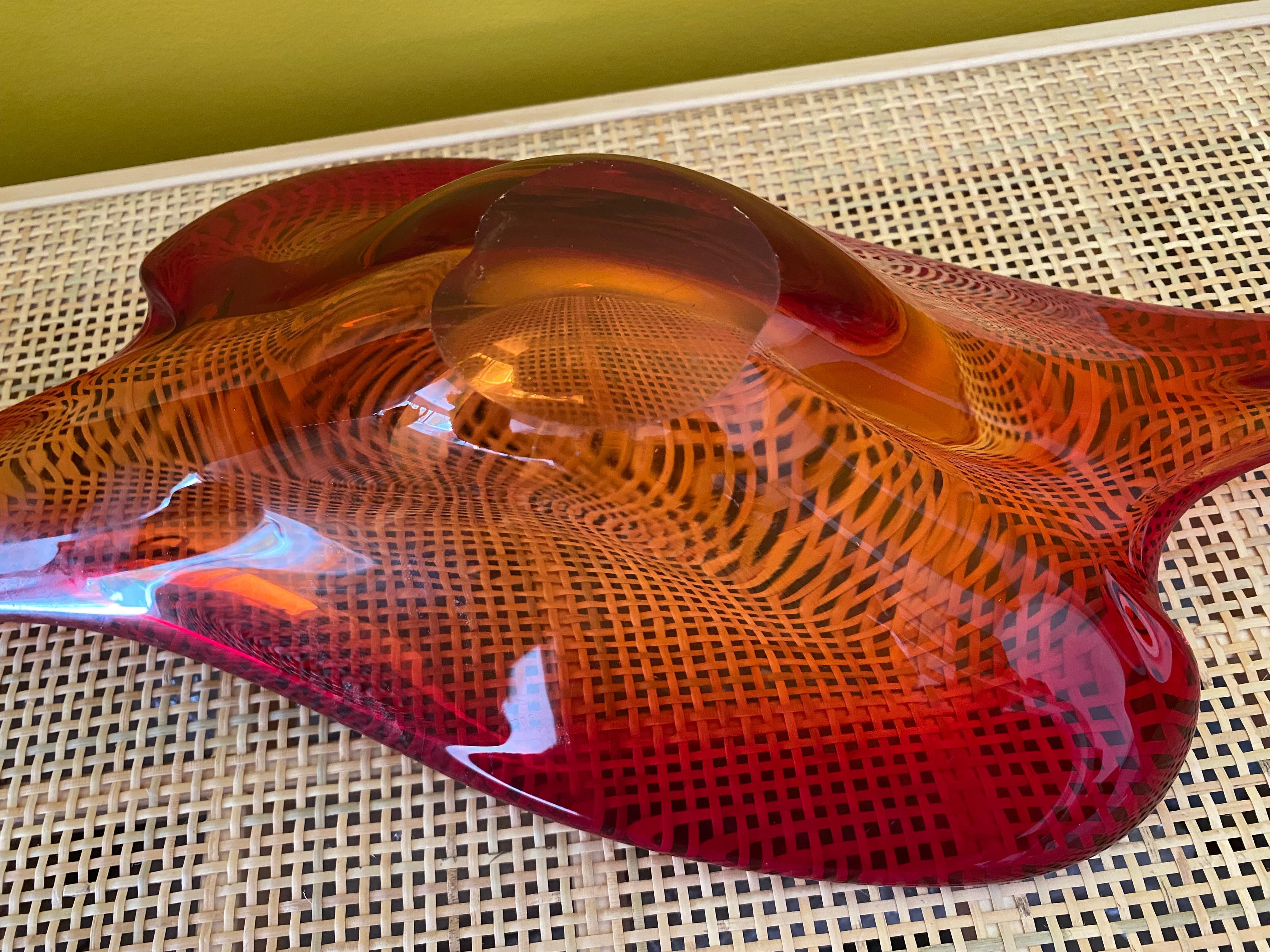 Milieu du XXe siècle Bol en verre de Murano The Modernity en vente
