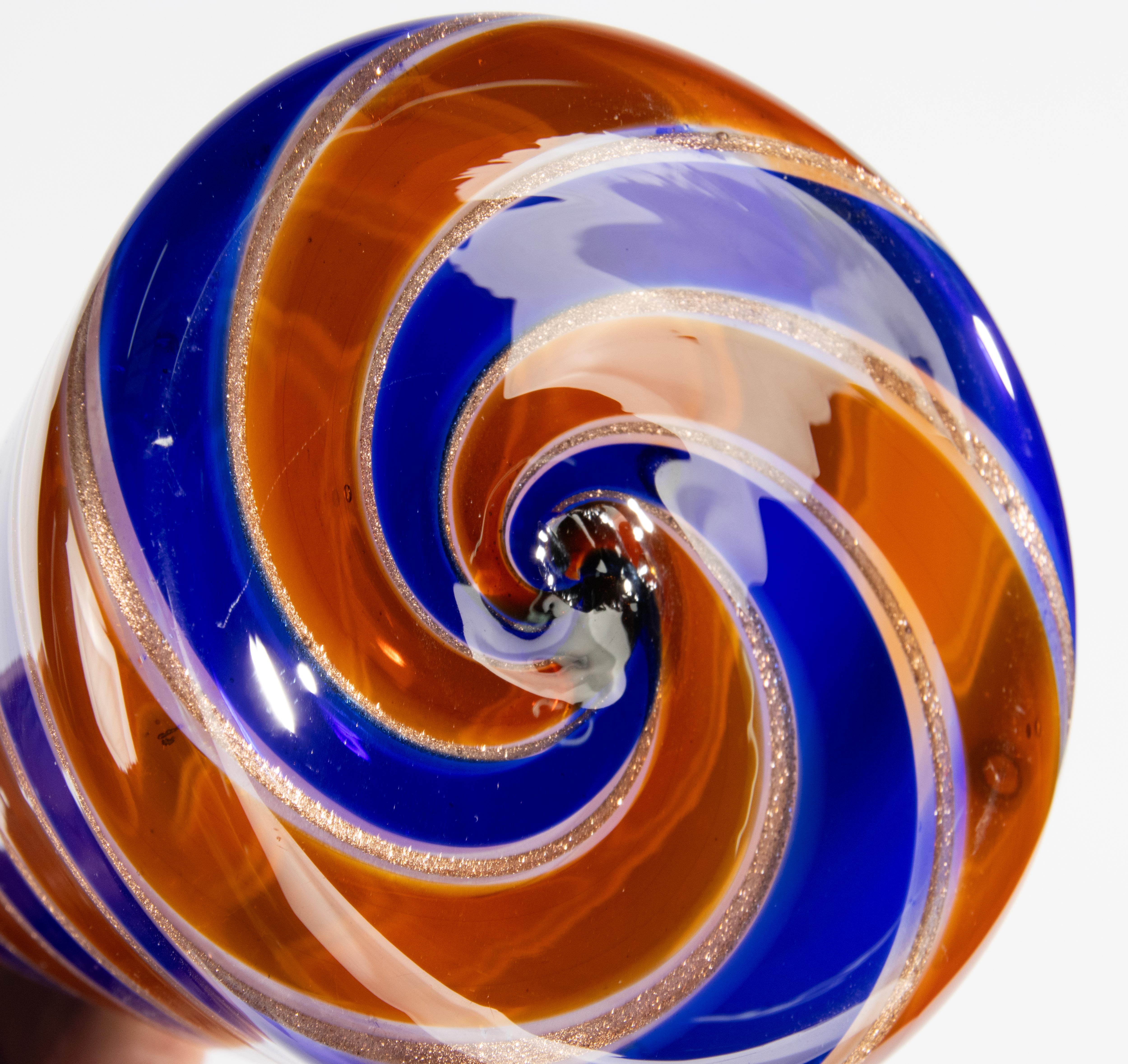 Carafe en verre de Murano moderne du milieu du siècle dernier - Fratelli Toso - Italie en vente 4