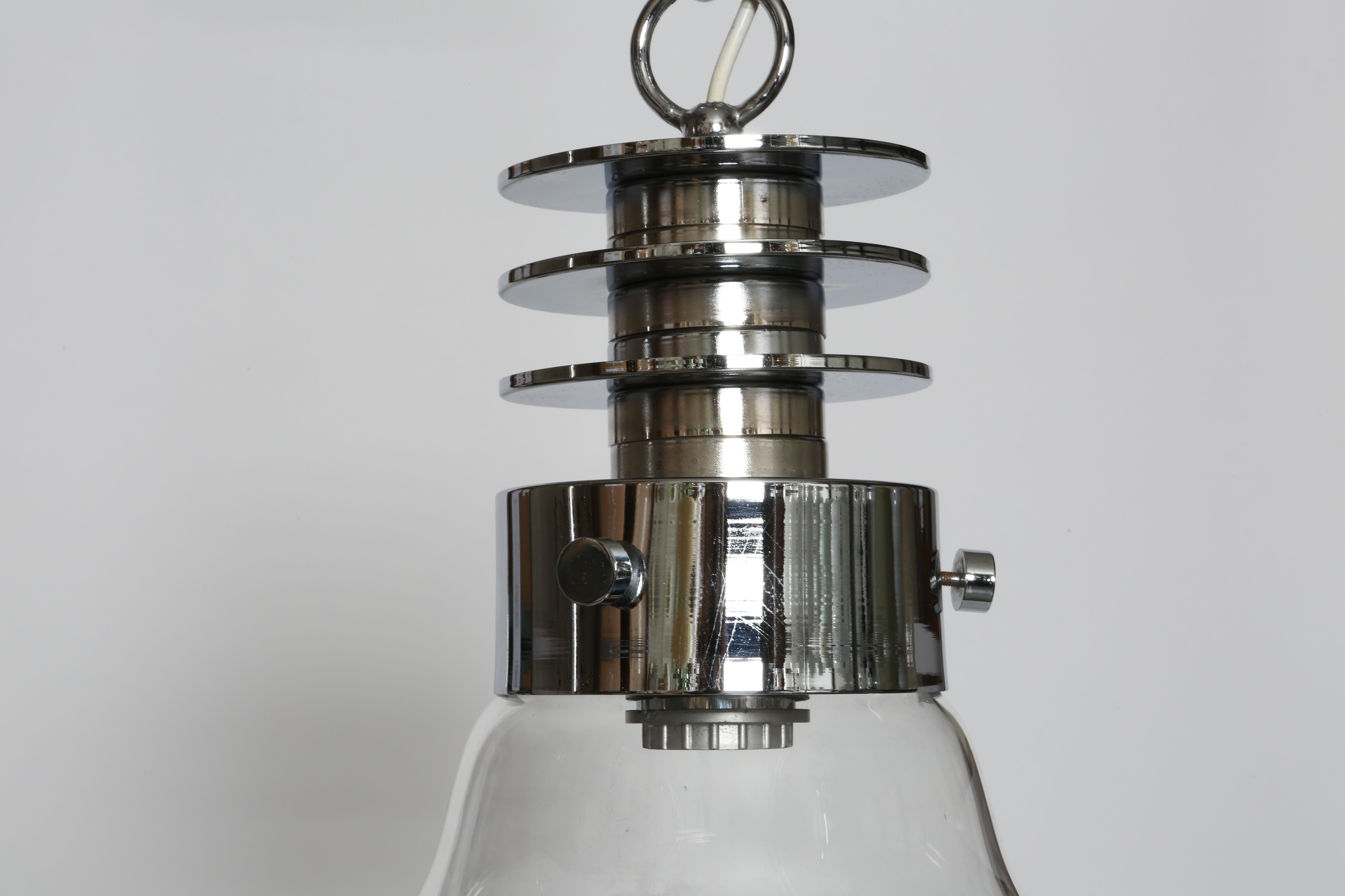 Ciondolo da soffitto in vetro di Murano della metà del secolo scorso, Italia circa 1960 in vendita 6