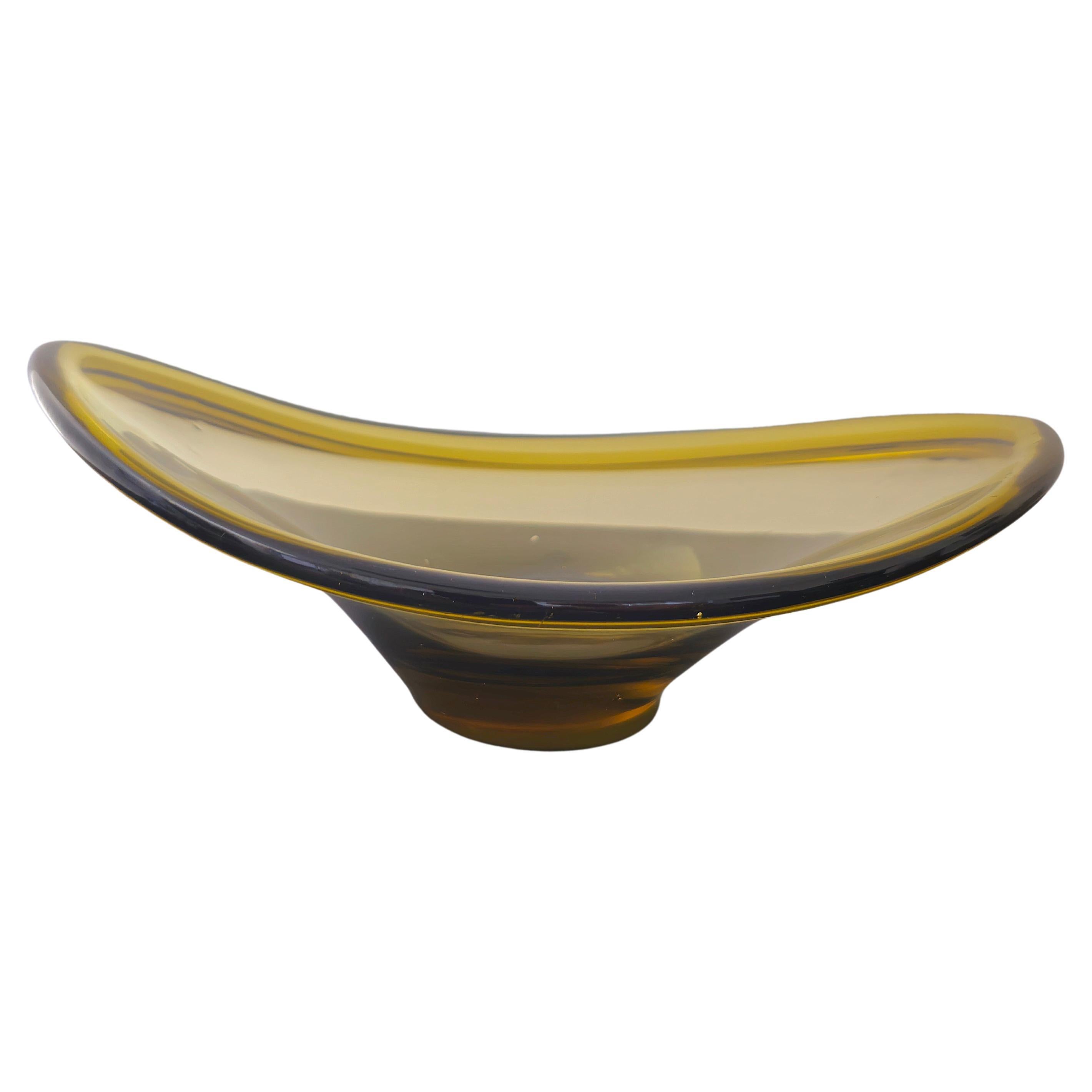 Centre de table en verre de Murano moderne du milieu du siècle dernier Design italien des années 1970 Style Poli en vente