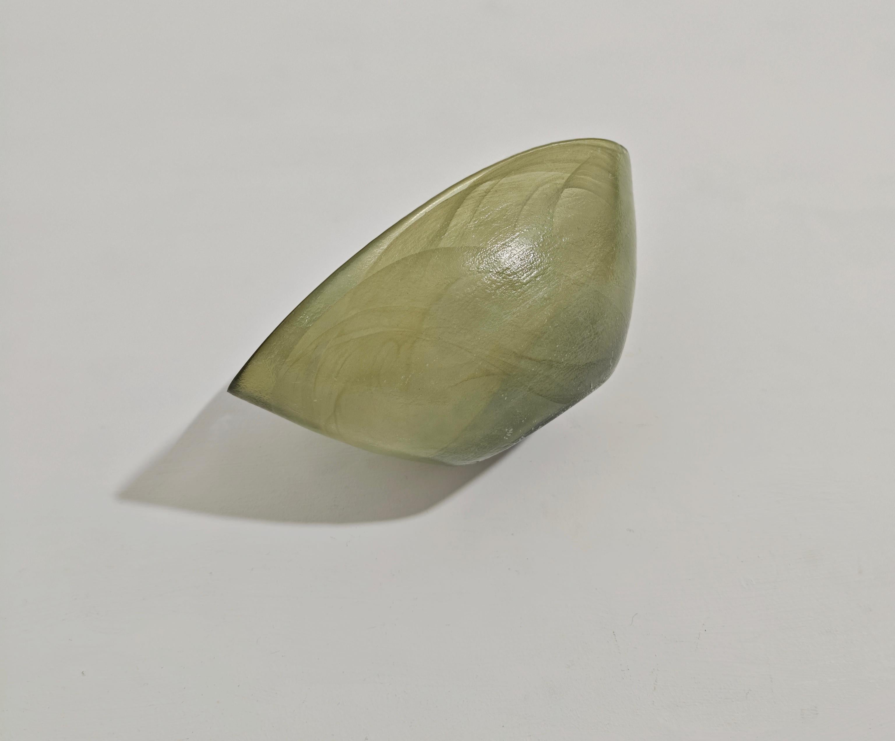 Centrotavola in vetro di Murano di metà secolo moderno Design italiano anni '80 in vendita 5