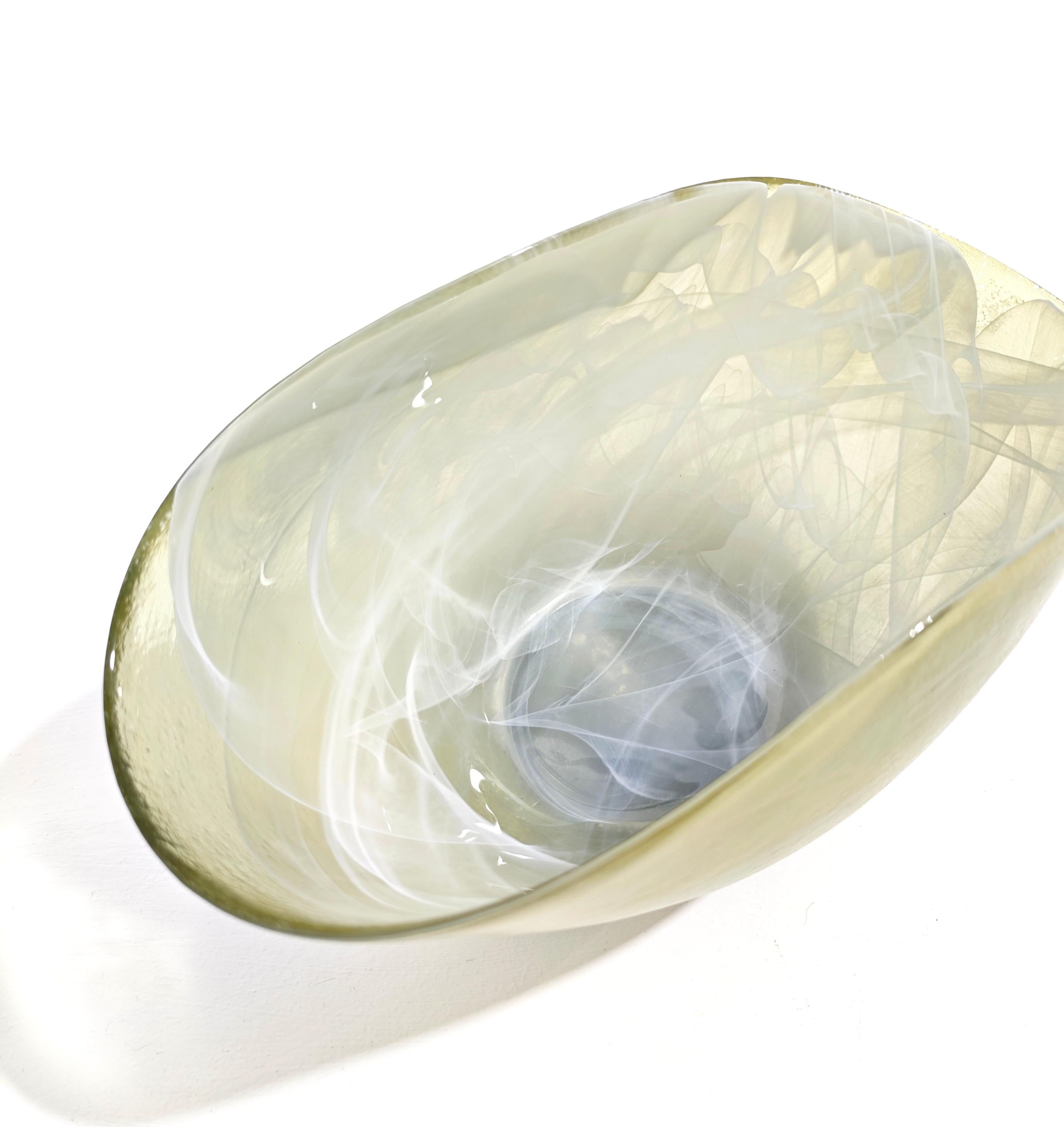 Centrotavola in vetro di Murano di metà secolo moderno Design italiano anni '80 In condizioni ottime in vendita a Palermo, IT