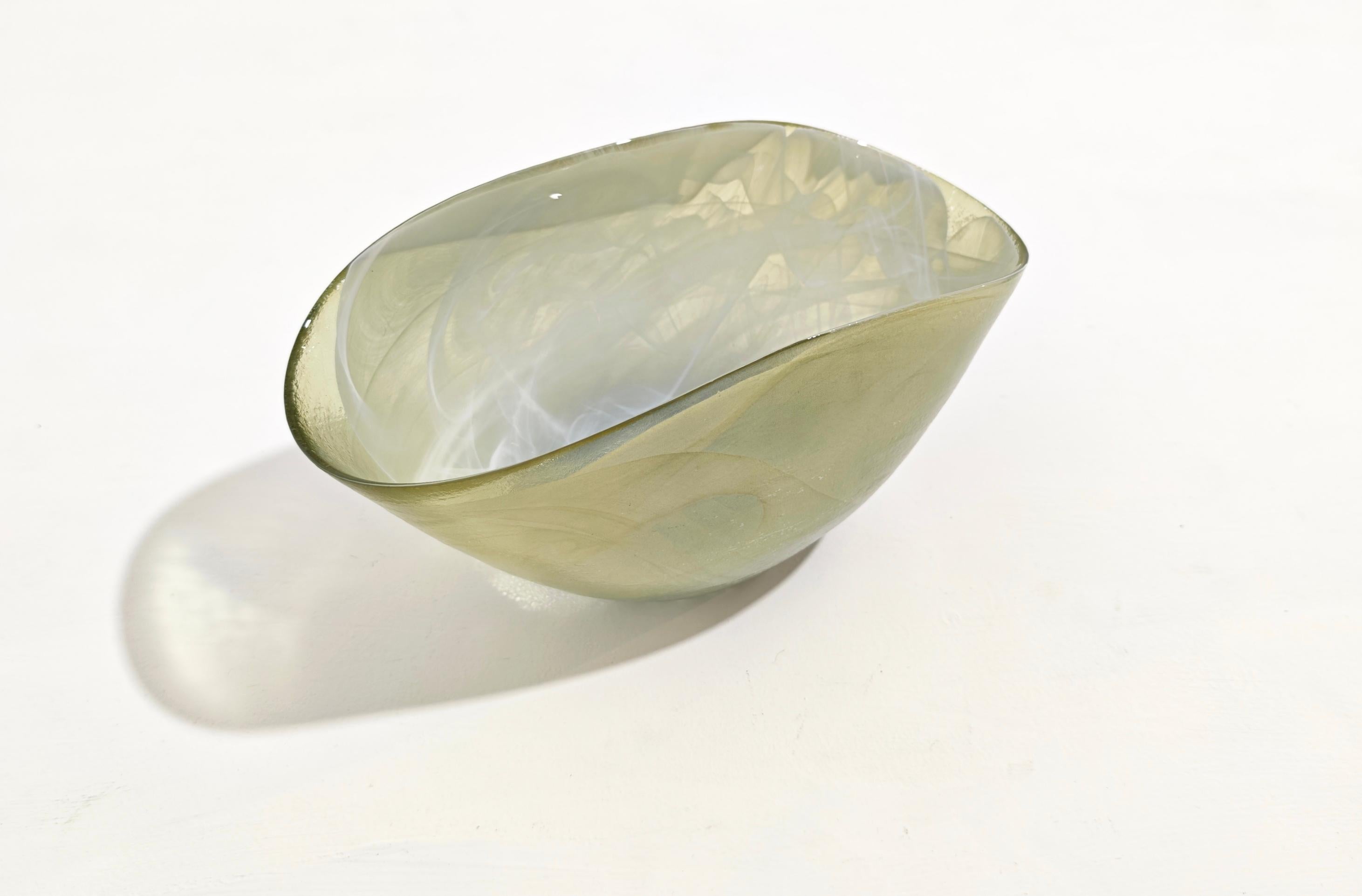 XX secolo Centrotavola in vetro di Murano di metà secolo moderno Design italiano anni '80 in vendita