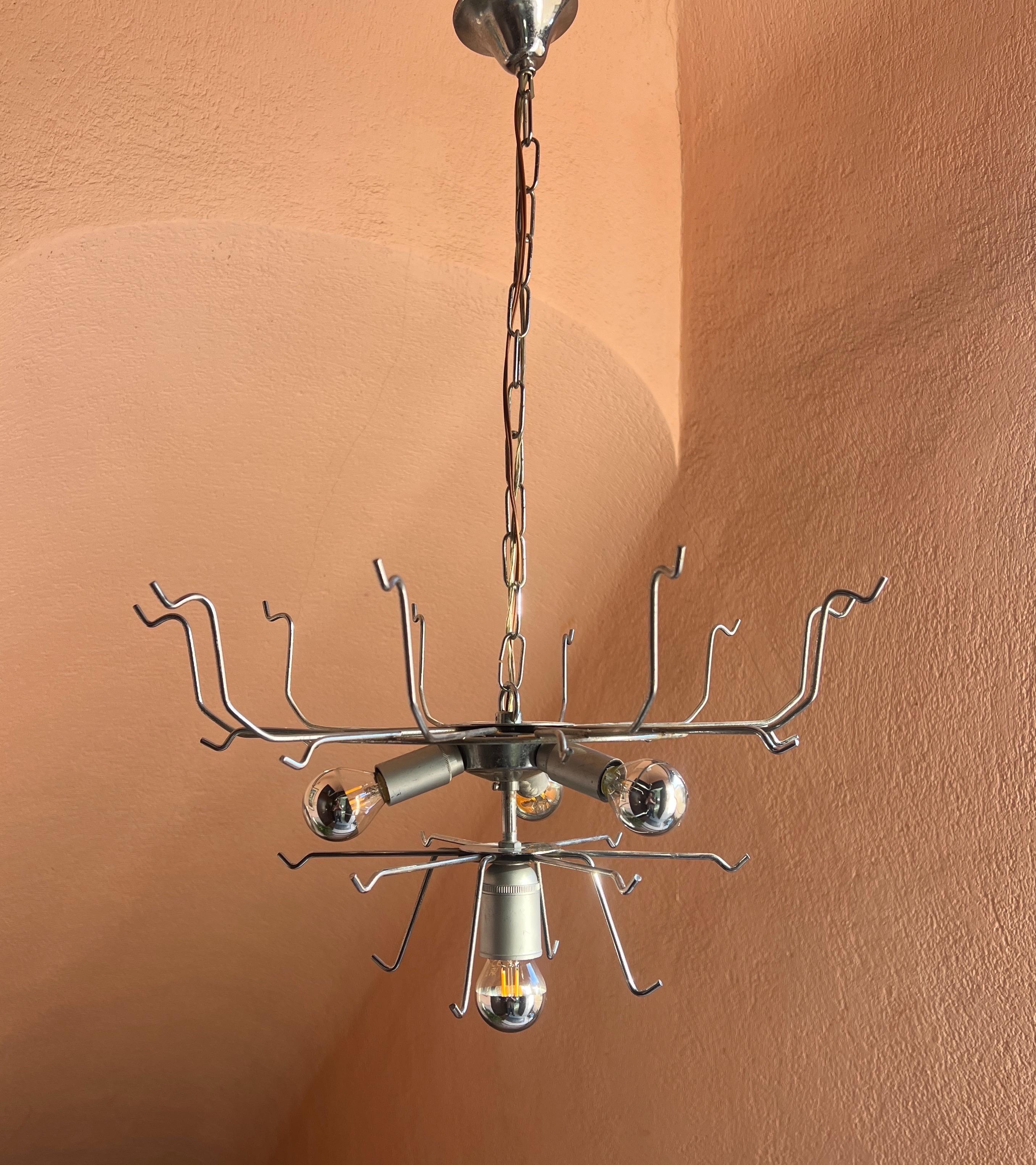 Araña de cristal de Murano moderna de mediados de siglo en venta 3