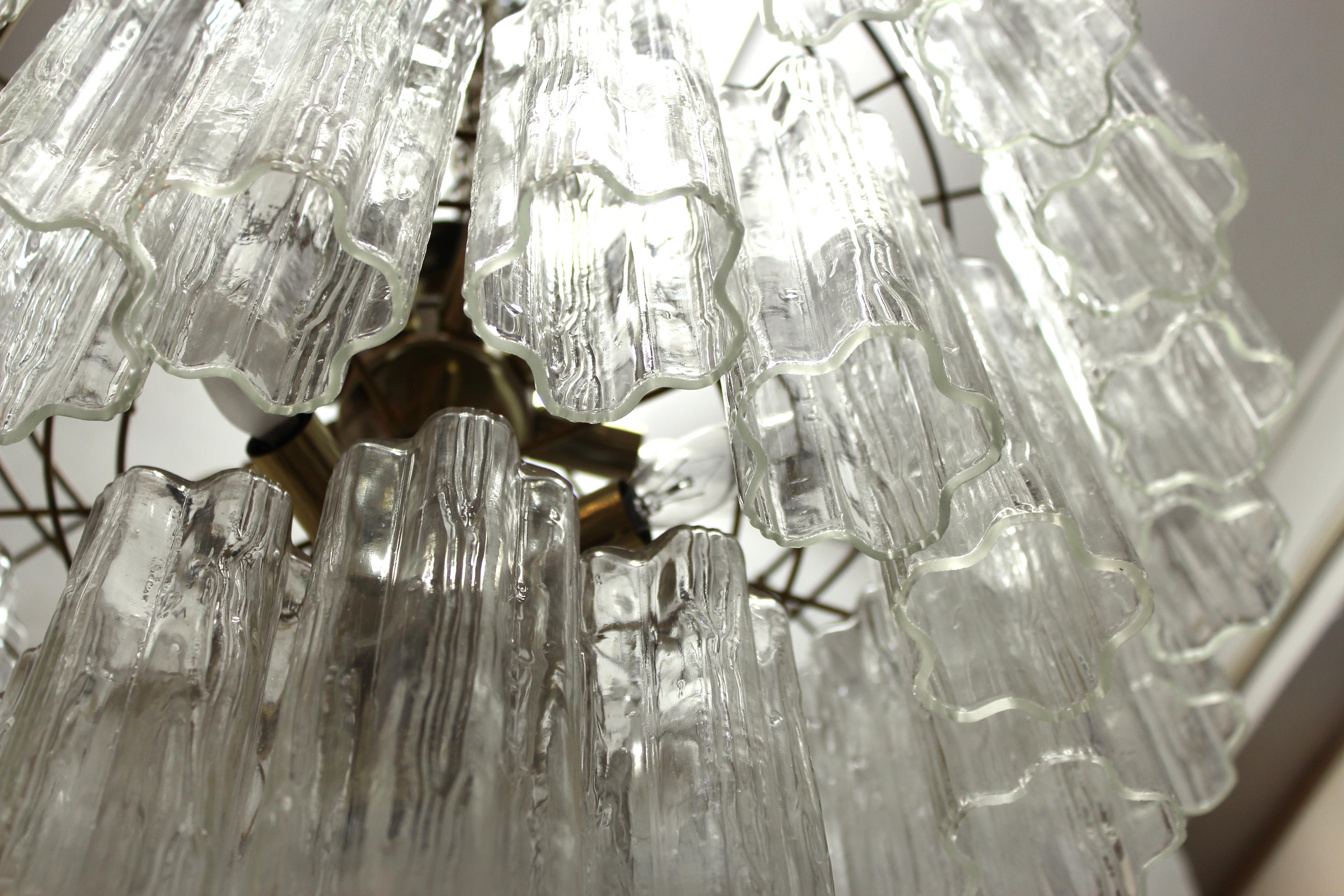 Mid-Century Modern Murano Glass Chandelier 2