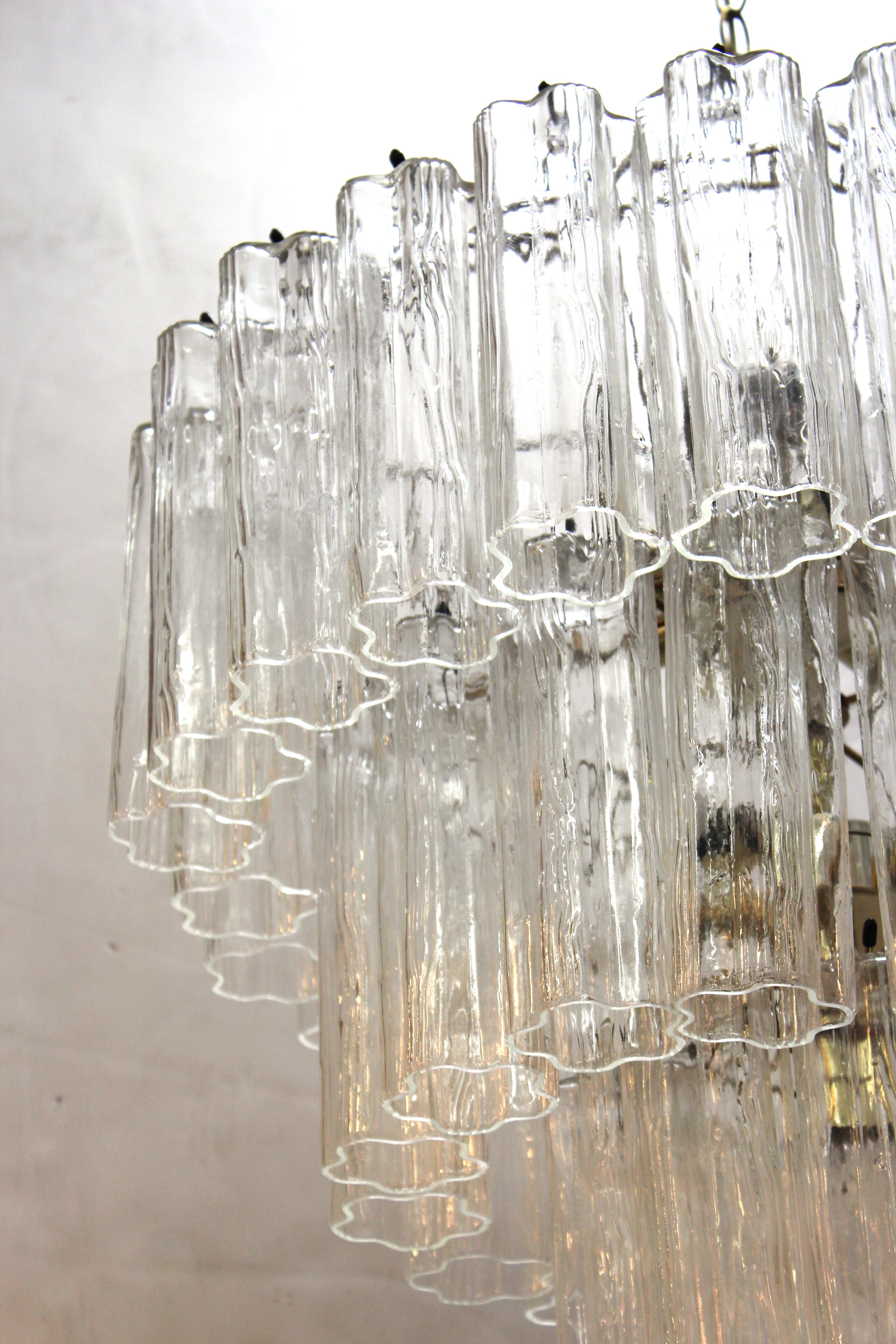 Mid-Century Modern Murano Glass Chandelier 3