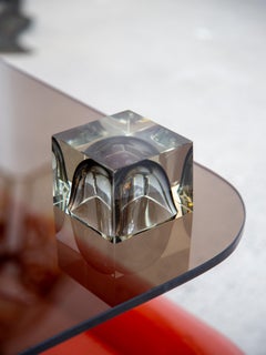 Mid-Century Modern Murano Glass Cube Catchall