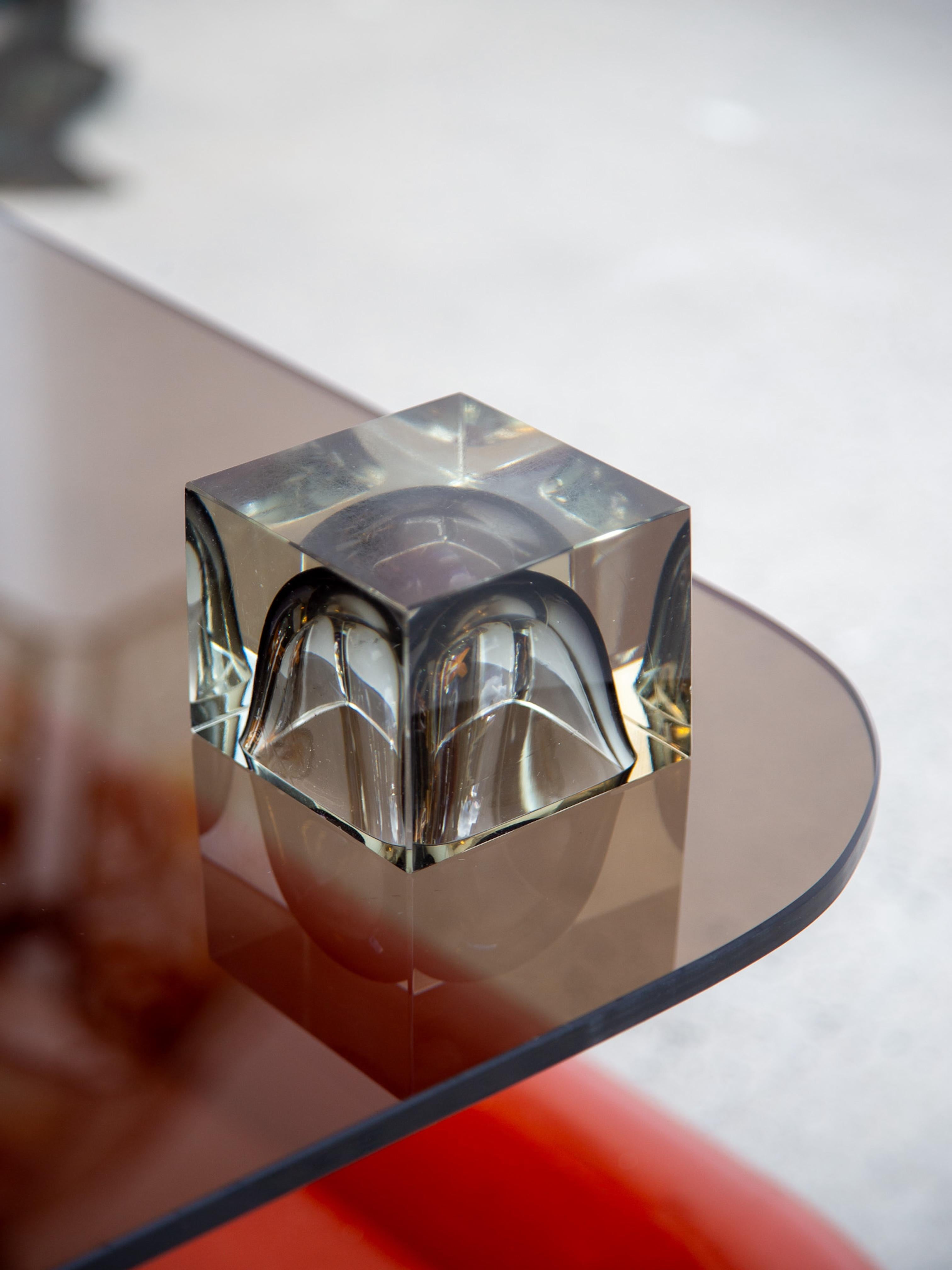 Cube de verre Murano de The Moderns Modern en vente 1