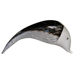 Mid-Century Modern Murano Glass Fish Table Sculpture