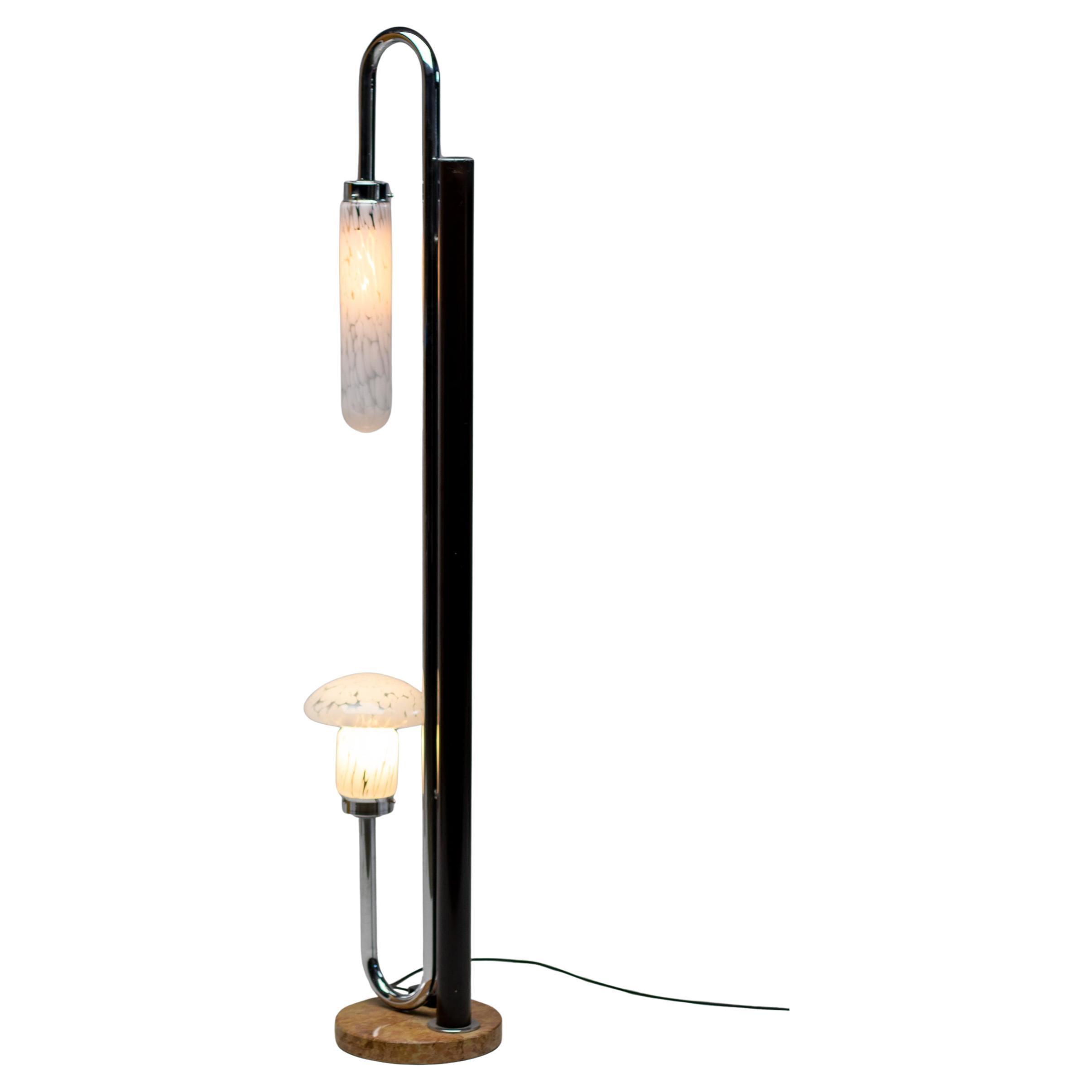 Lampadaire en verre de Murano moderne du milieu du siècle dernier par Carlo Nason pour Mazzega