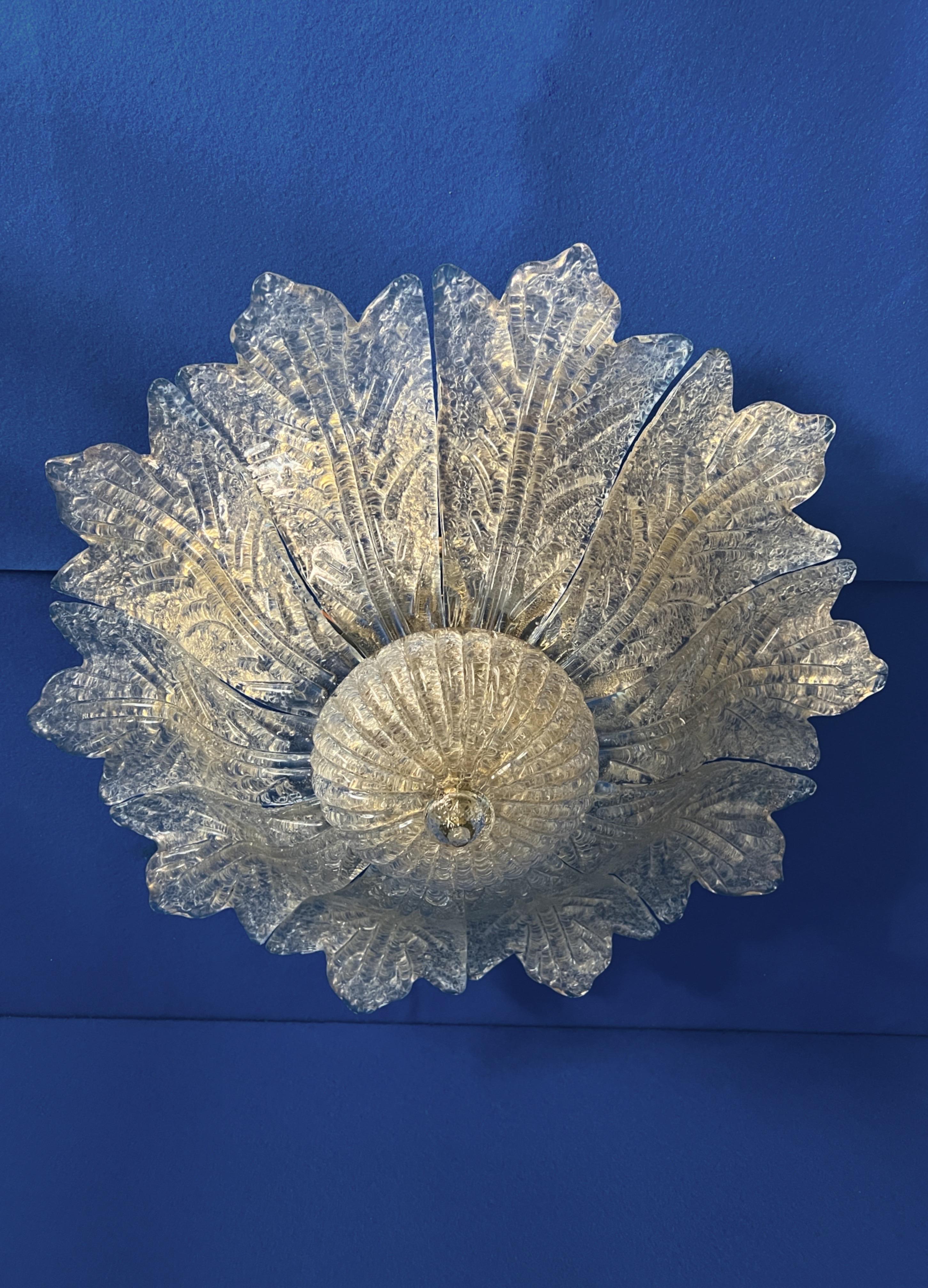 Monture affleurante en verre Murano, The Moderns, 1970 en vente 1