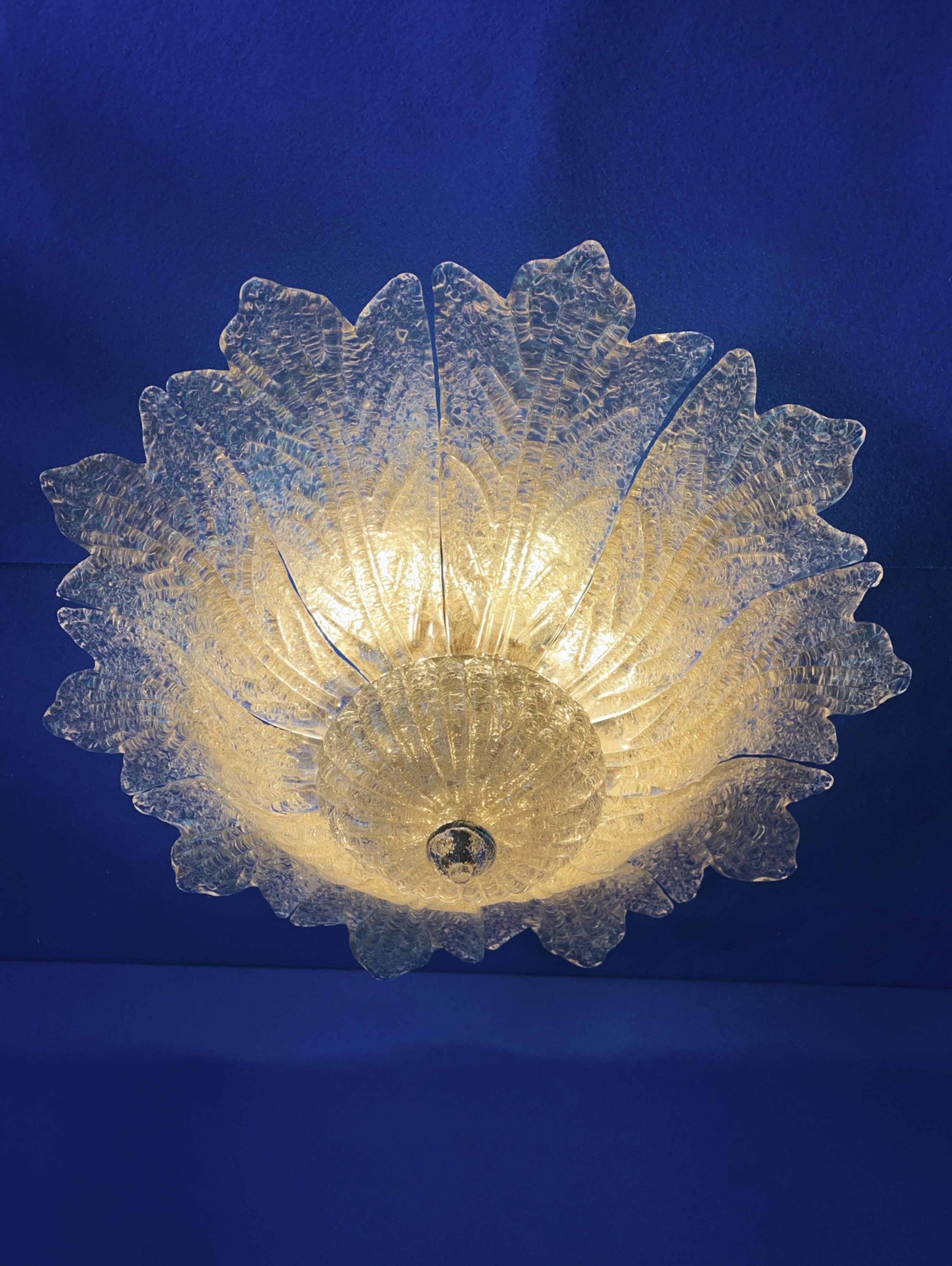 Monture affleurante en verre Murano, The Moderns, 1970 en vente 2