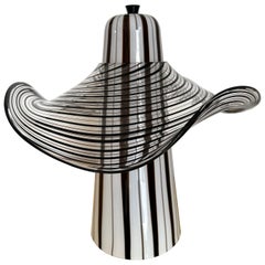 Mid-Century Modern Murano Glass Lamp by Venini, Italy, 1970s