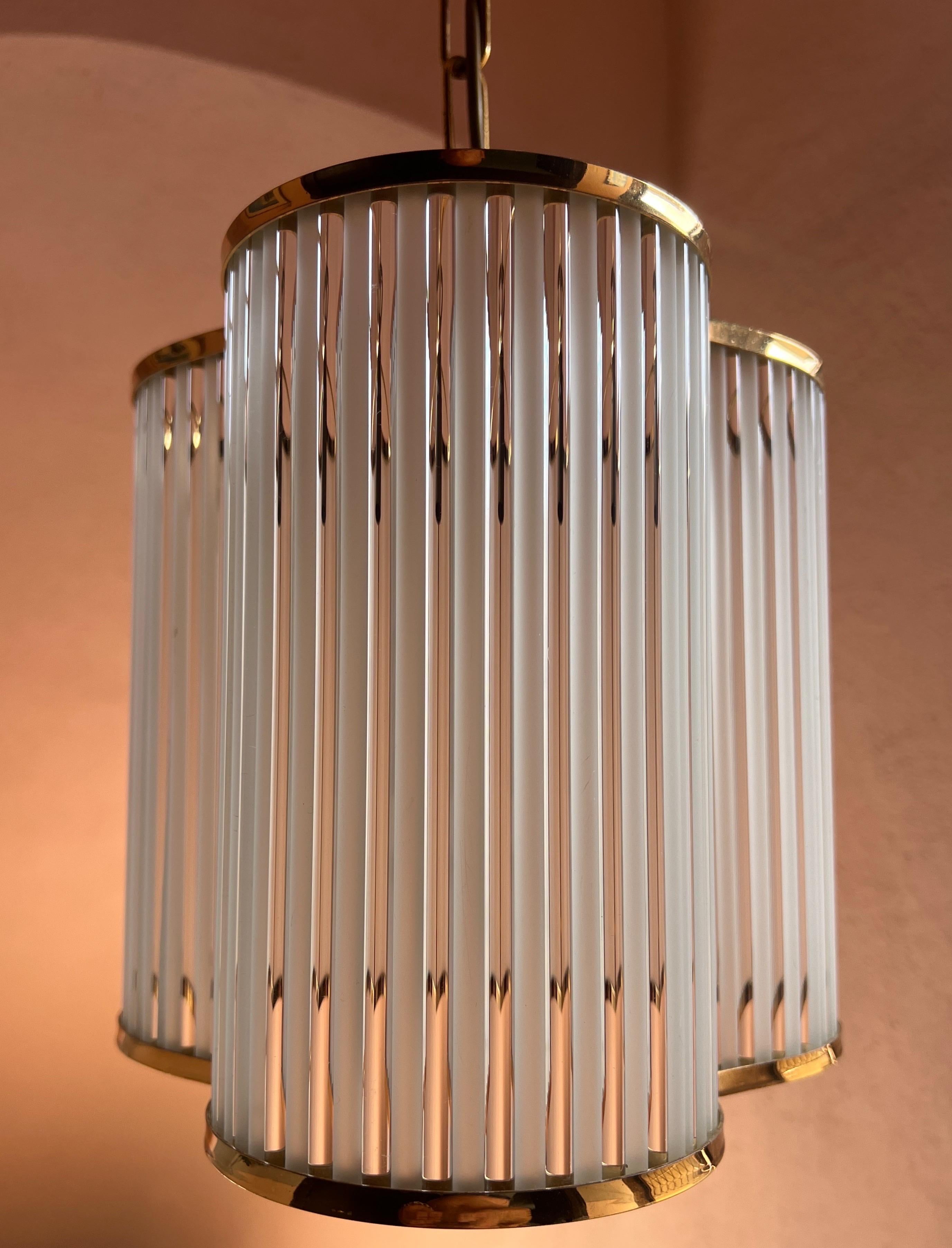 Mid-Century Modern Lampe en verre de Murano moderne du milieu du siècle, 1970 en vente