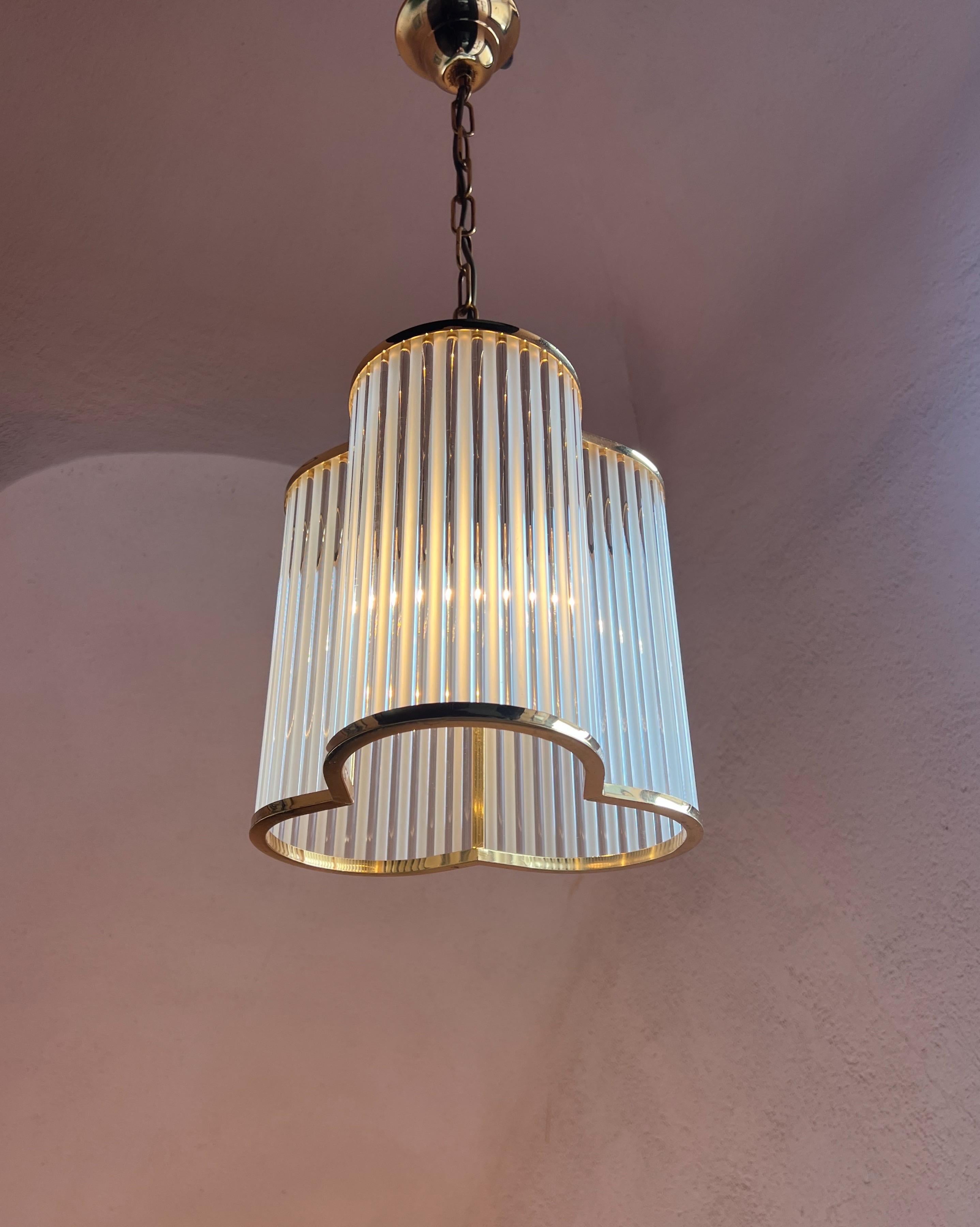 Lampe en verre de Murano moderne du milieu du siècle, 1970 Bon état - En vente à Palermo, PA