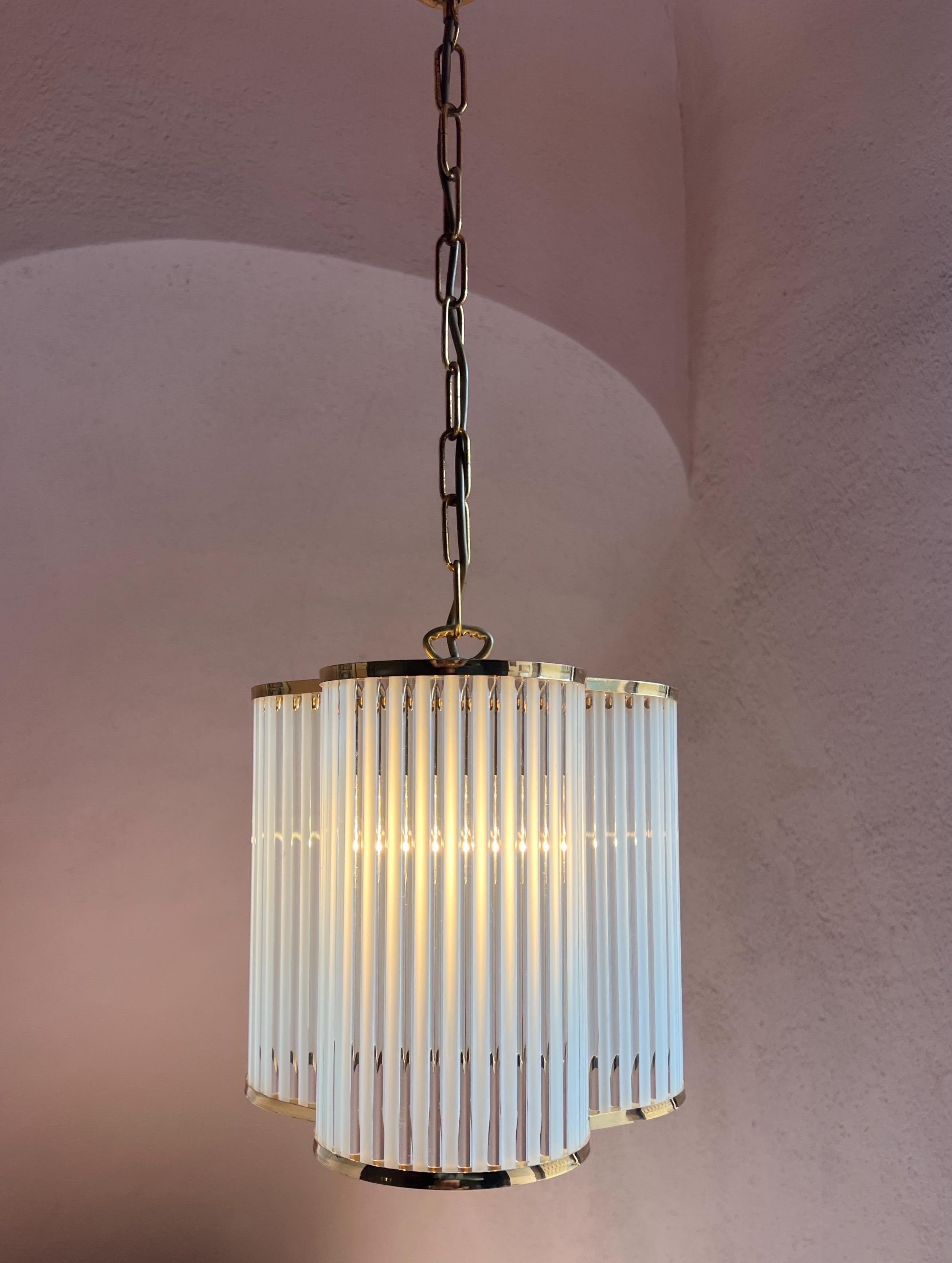 Lampe en verre de Murano moderne du milieu du siècle, 1970 en vente 2