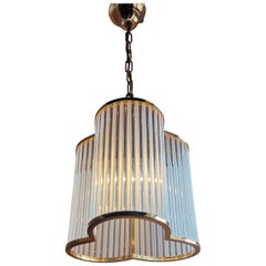 Lampada in vetro di Murano della metà del secolo scorso, 1970