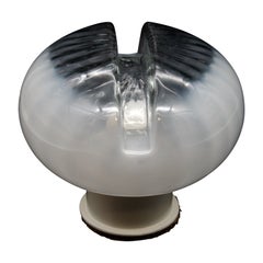 Lámpara de mesa seta de cristal de Murano de mediados del siglo XX, Mazzega Italia Años 70