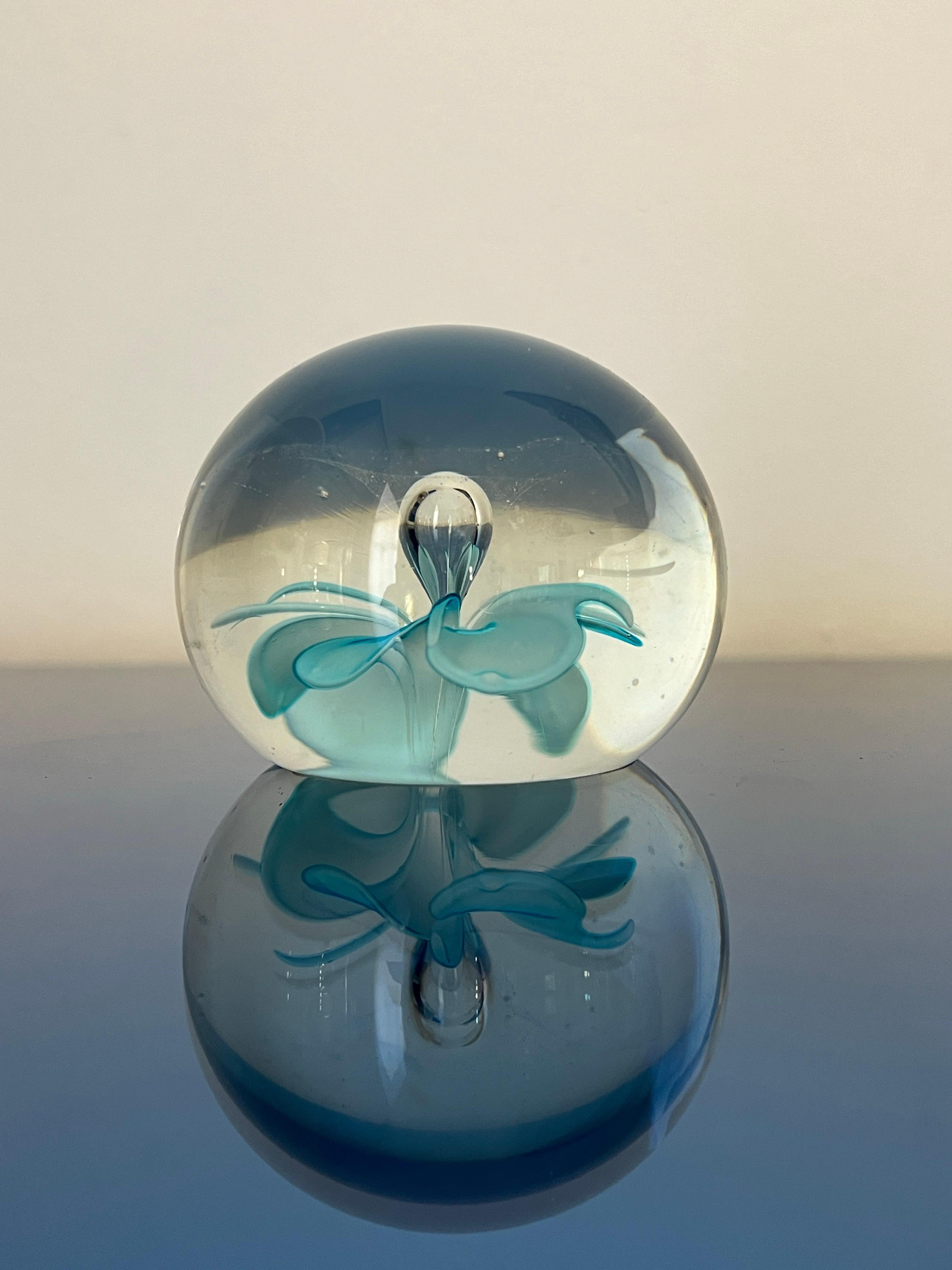 Mid century modern Murano glass paperweight, 1960 For Sale 2