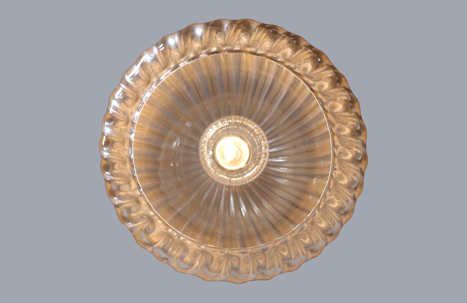 Mid-Century Modern Murano Glass Pendant Chandelier For Sale 1