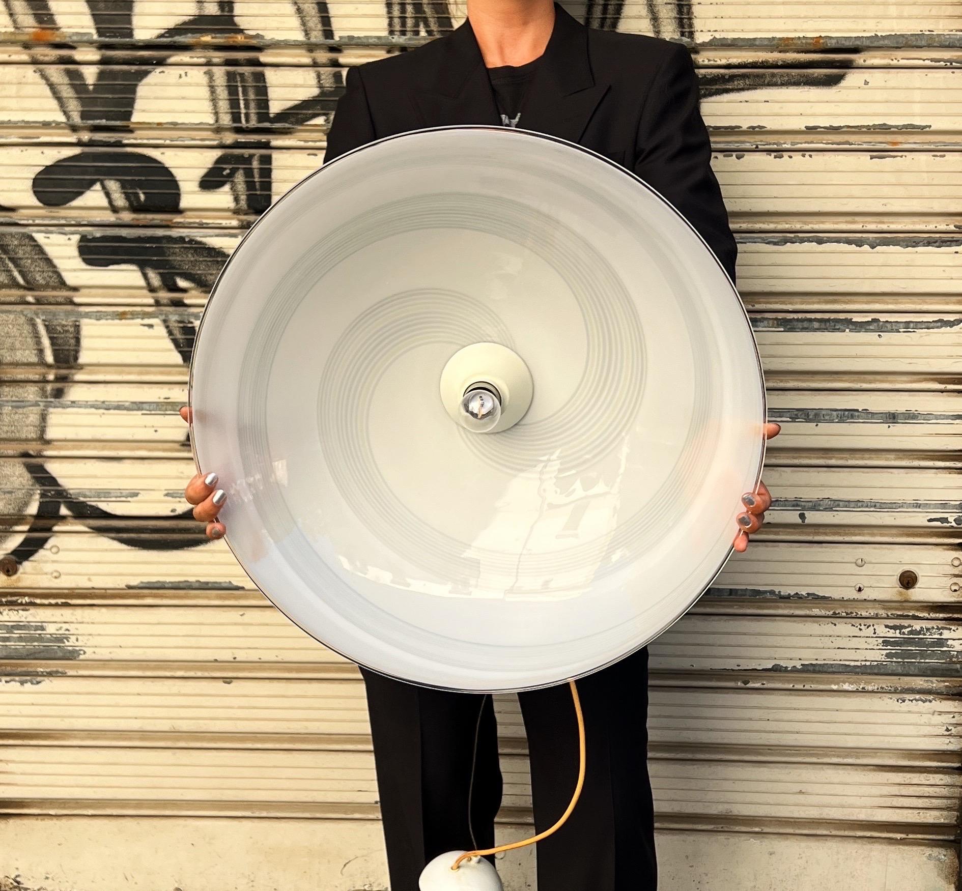 Mid-Century Modern Murano Glass Pendant Light, 1970s For Sale 11