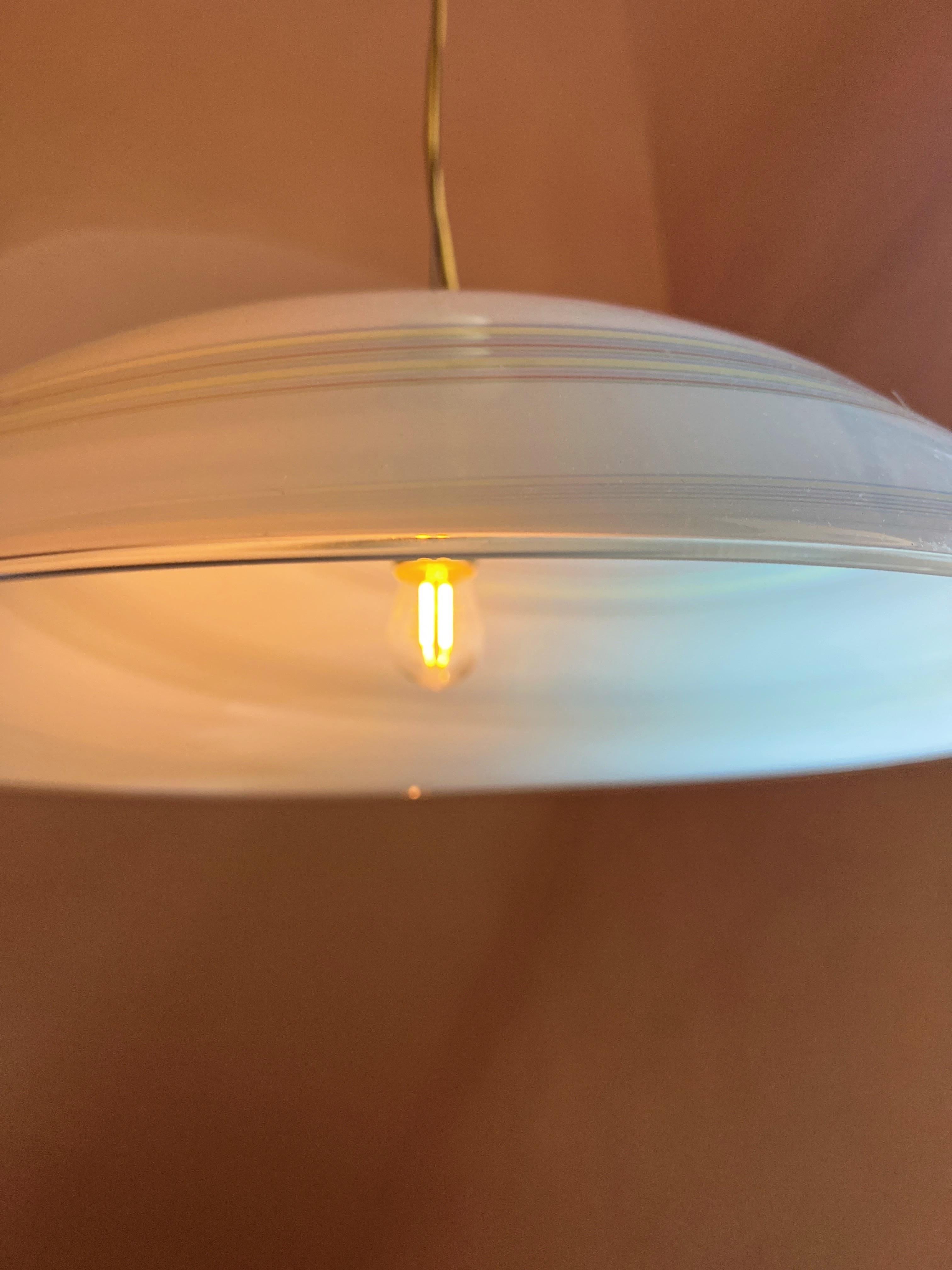 Mid-Century Modern Murano Glass Pendant Light, 1970s For Sale 4
