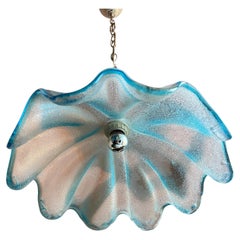 Pendelleuchte im Mid-Century-Modern-Stil aus Murano-Glas von Mazzega