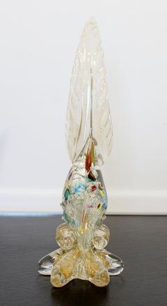 Mid-Century Modern Murano Glass Pheasant Table Sculpture by Archemide Seguso