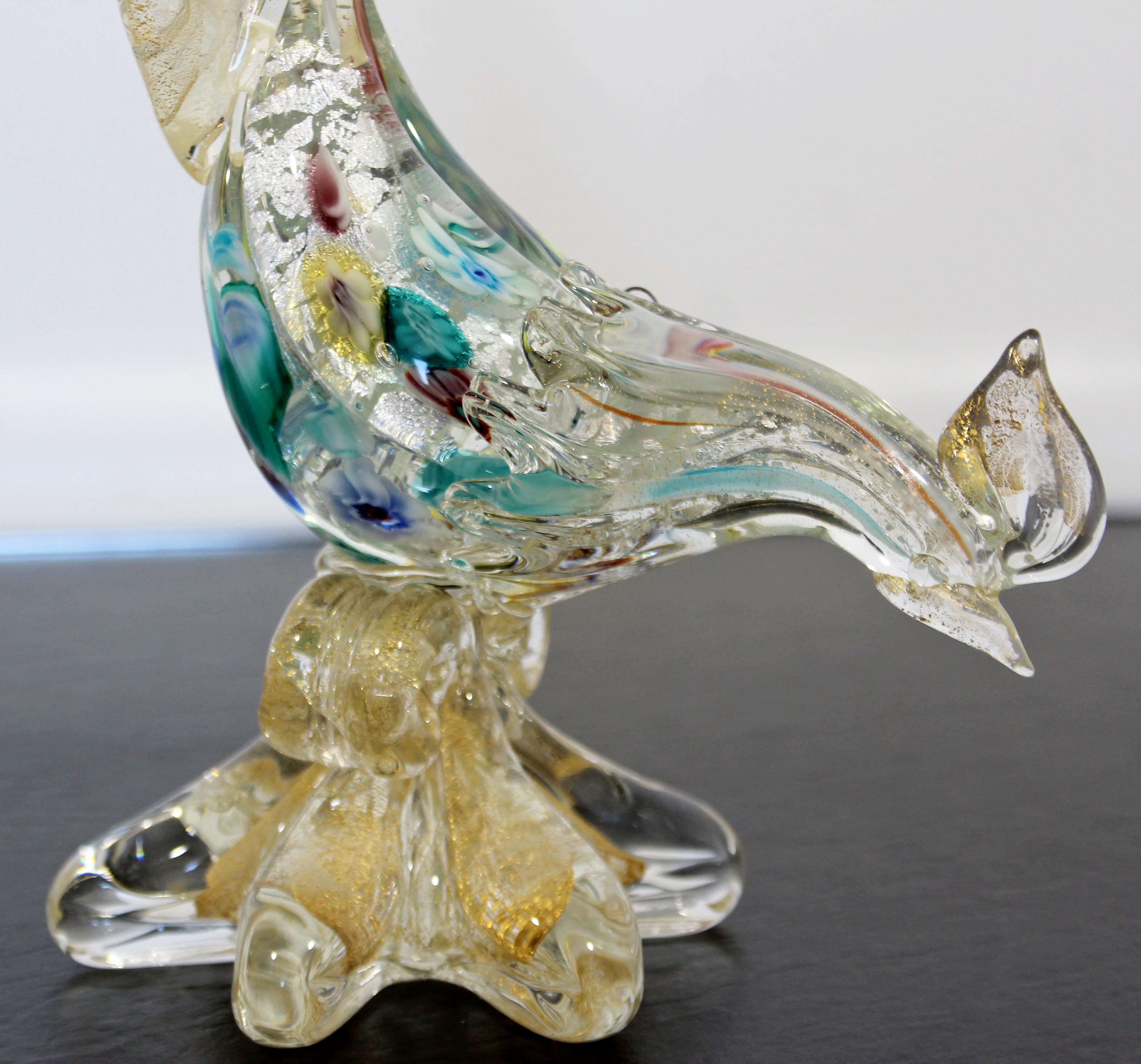 vintage murano glass pheasant