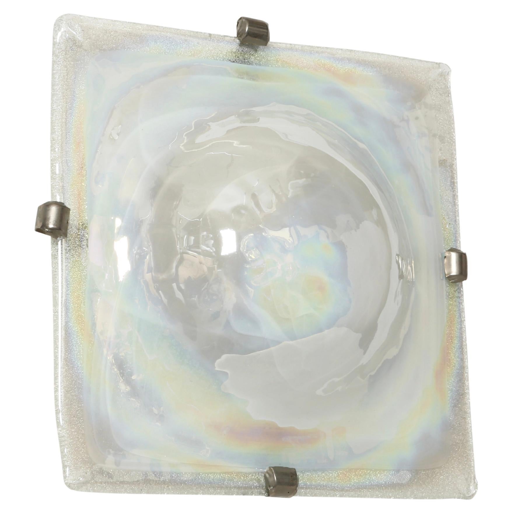 Mid-Century Modern Mid-century modern Murano glass sconces, a pair For Sale