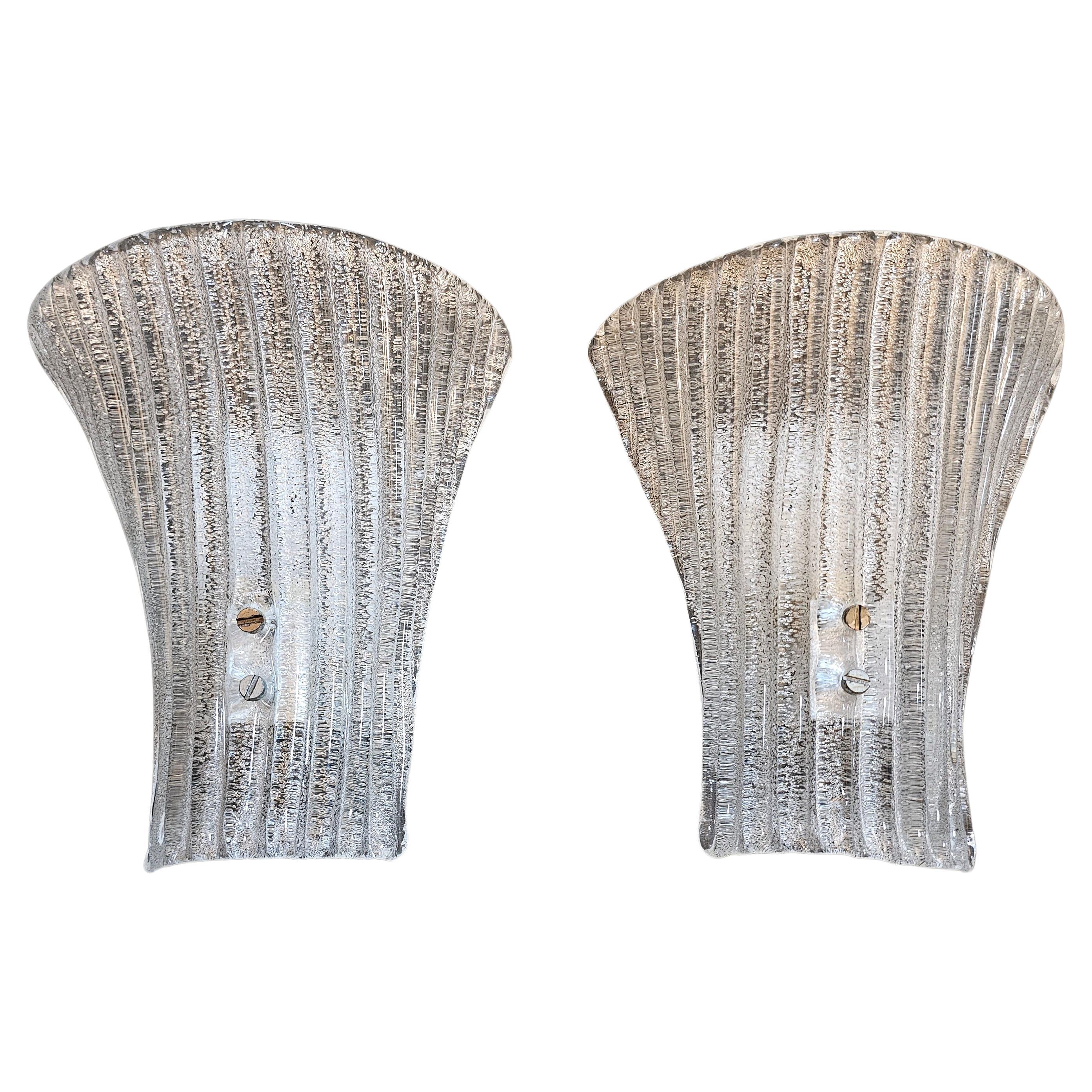 Applique in vetro di Murano della metà del secolo scorso di Barovier&Toso, Italia 1970