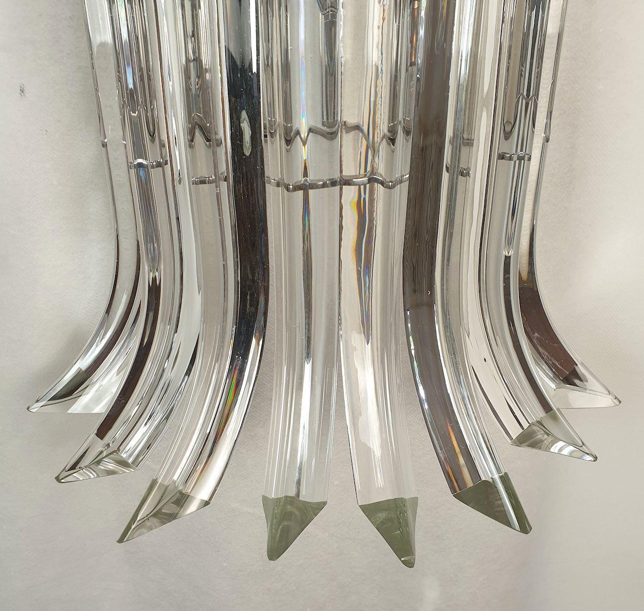 Mid Century Modern Murano Glas Wandleuchter im Angebot 1