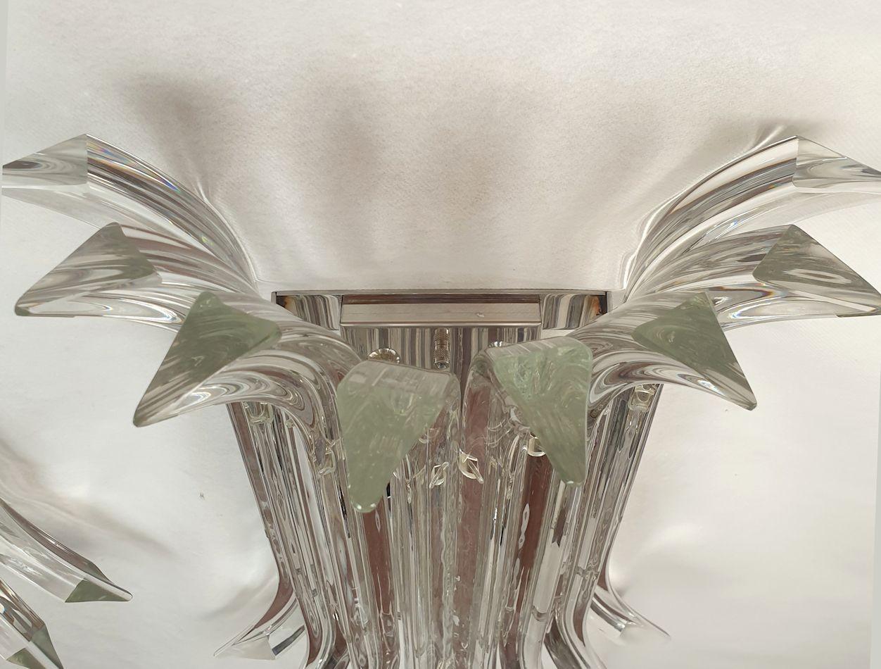 Mid Century Modern Murano Glas Wandleuchter im Angebot 2