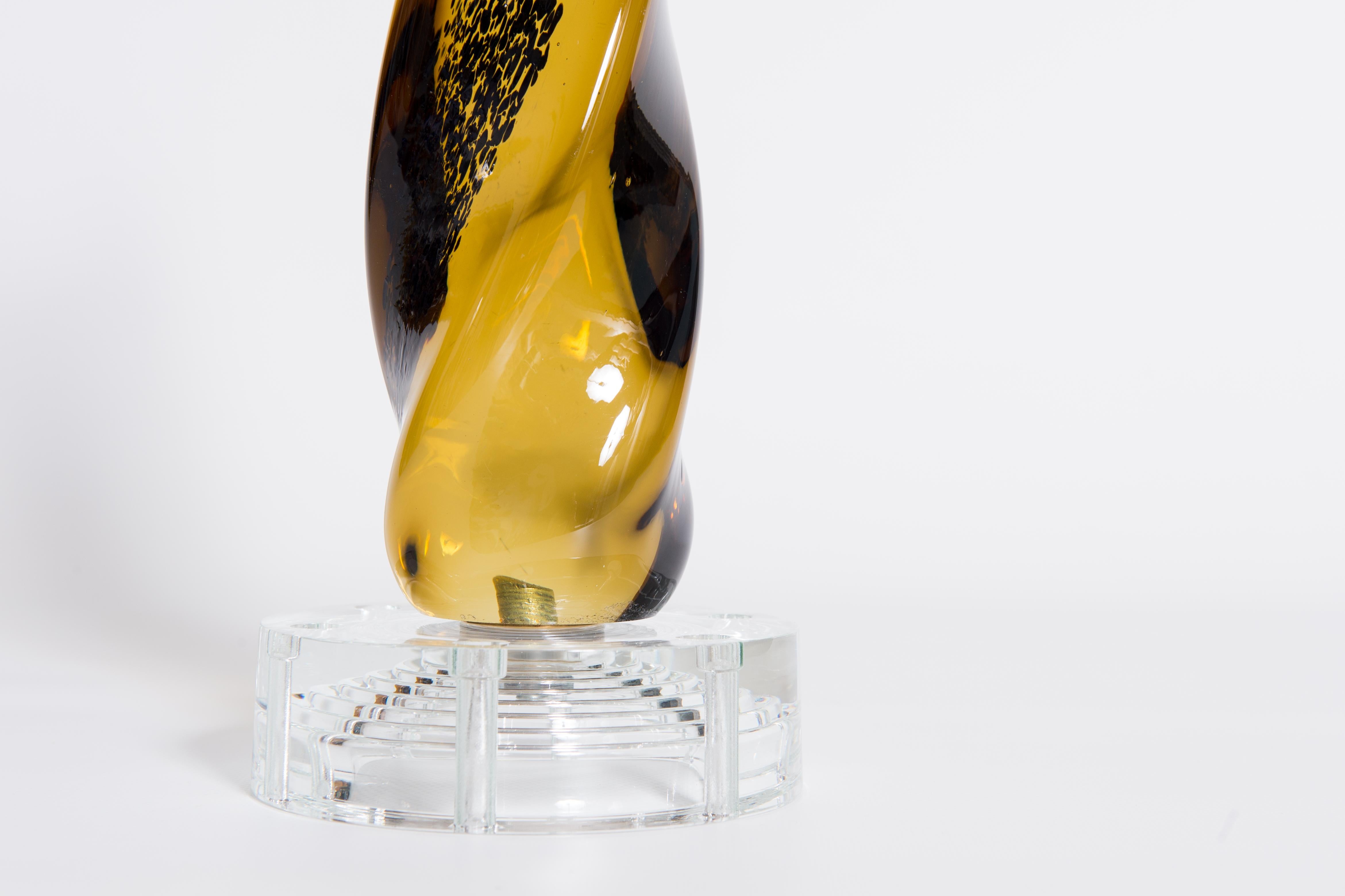 Sculpture en verre de Murano moderne du milieu du siècle par Giovanni Dalla Fina, années 1990 en vente 5