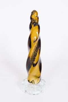 Mid-Century Modern Murano Glass Sculpture by Giovanni Dalla Fina, 1990s