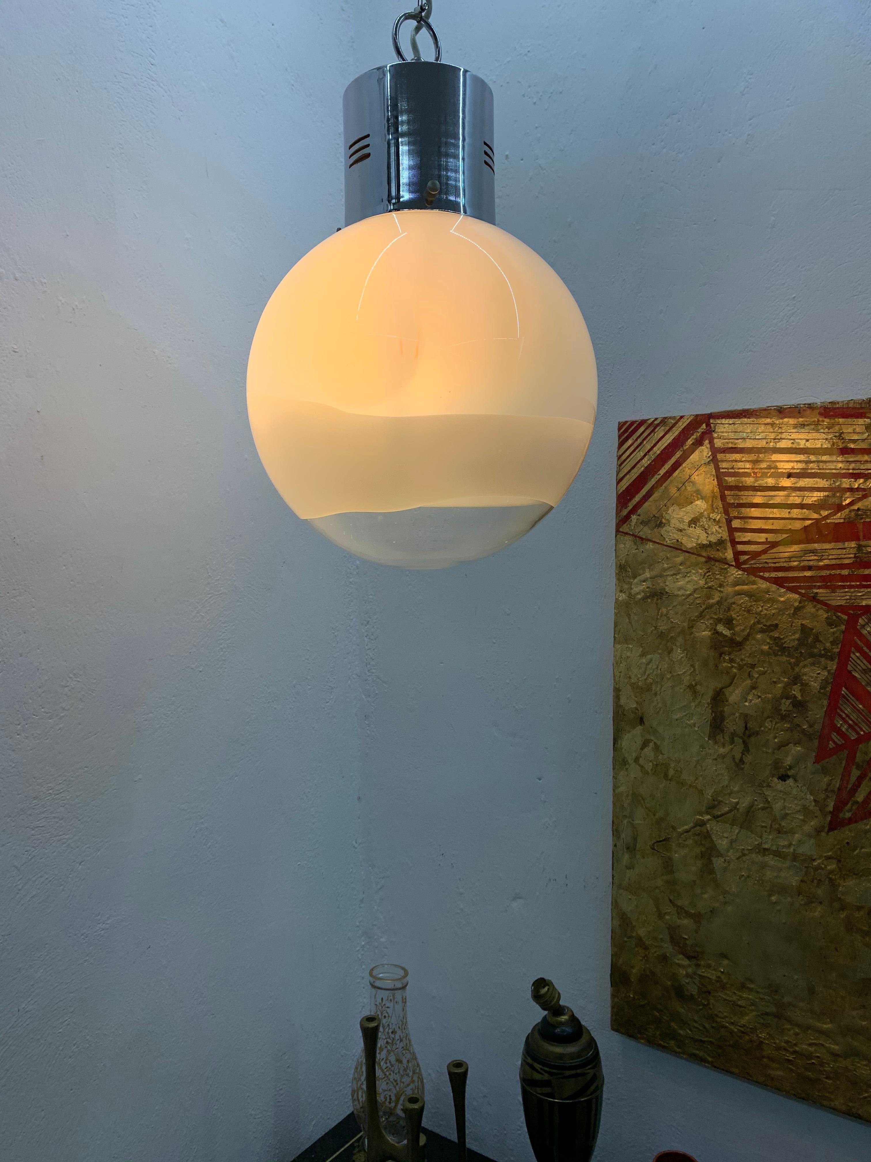 Mid-Century Modern Murano Glass Sphere by Mazzega, circa 1970 For Sale 7