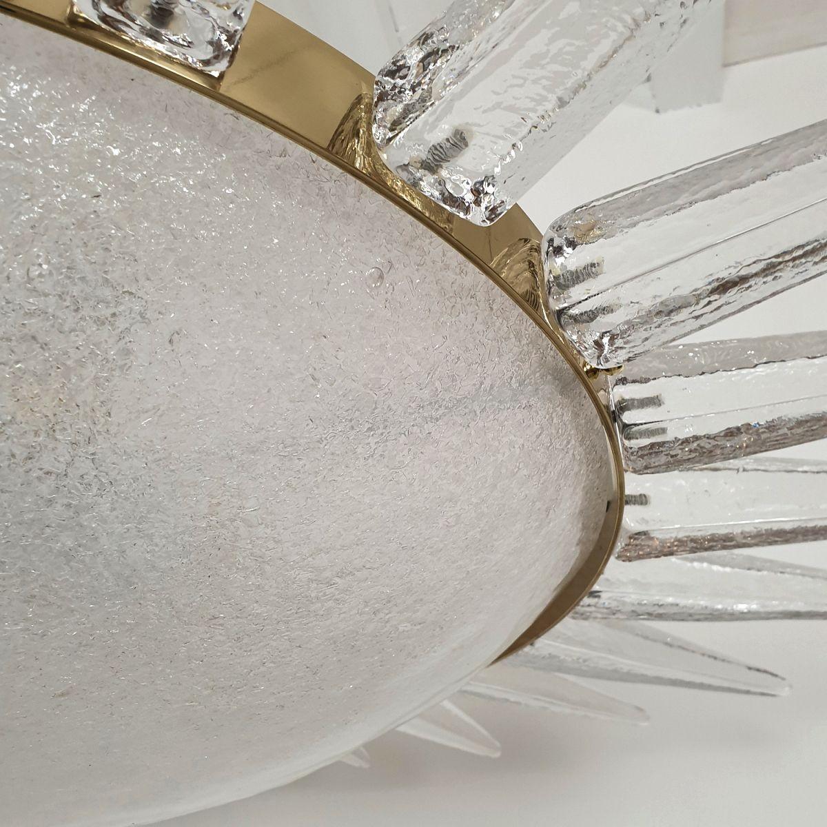 Murano Glas Sputnik Kronleuchter aus der Mitte des Jahrhunderts im Angebot 5