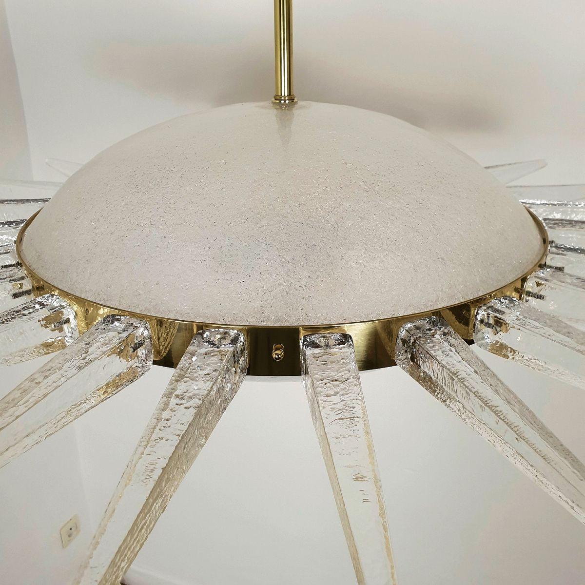 Mid-Century Modern Murano Glass Sputnik Chandelier For Sale 1