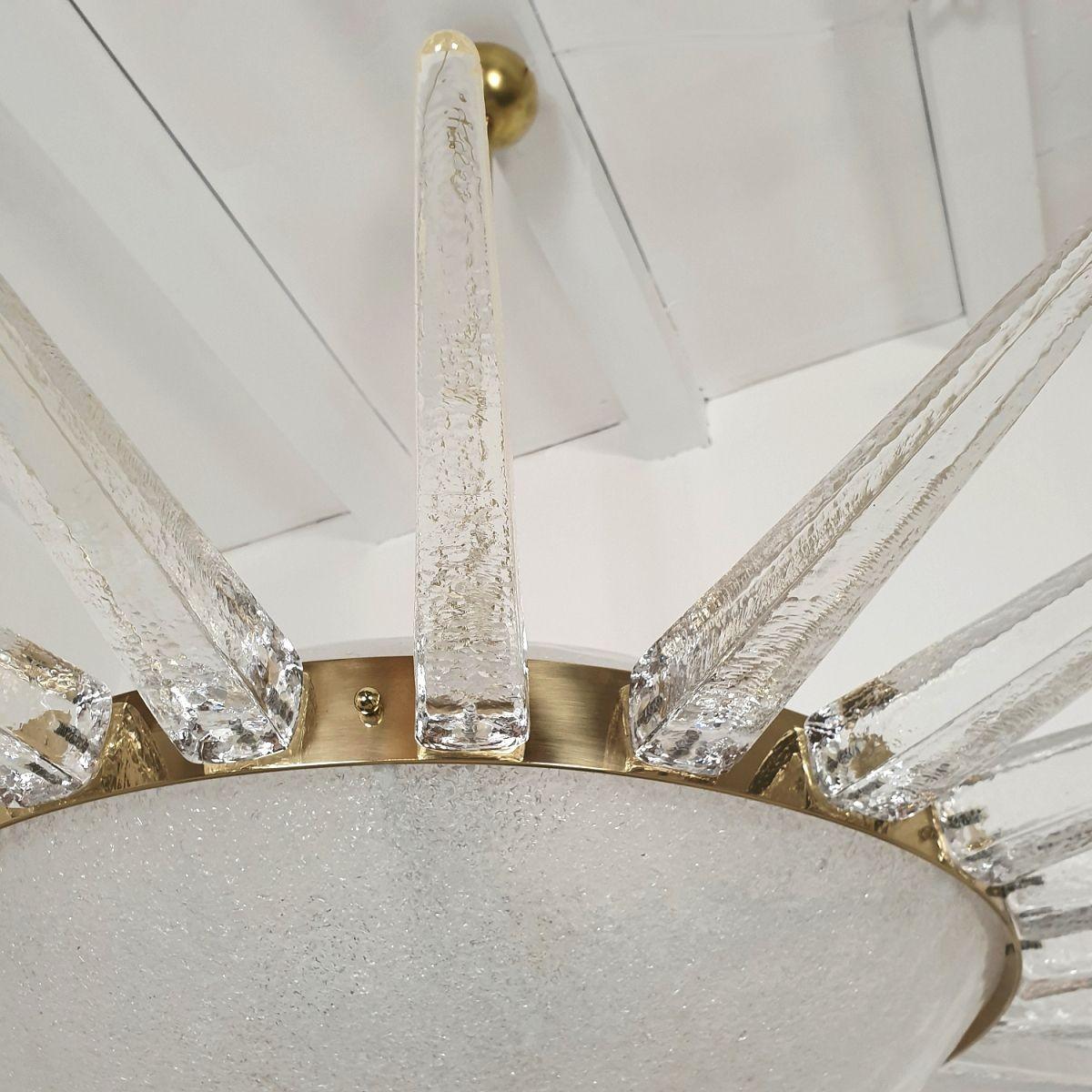 Mid-Century Modern Murano Glass Sputnik Chandelier For Sale 3