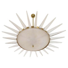 Retro Mid-Century Modern Murano Glass Sputnik Chandelier