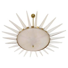 Mid-Century Modern Murano Glass Sputnik Chandelier