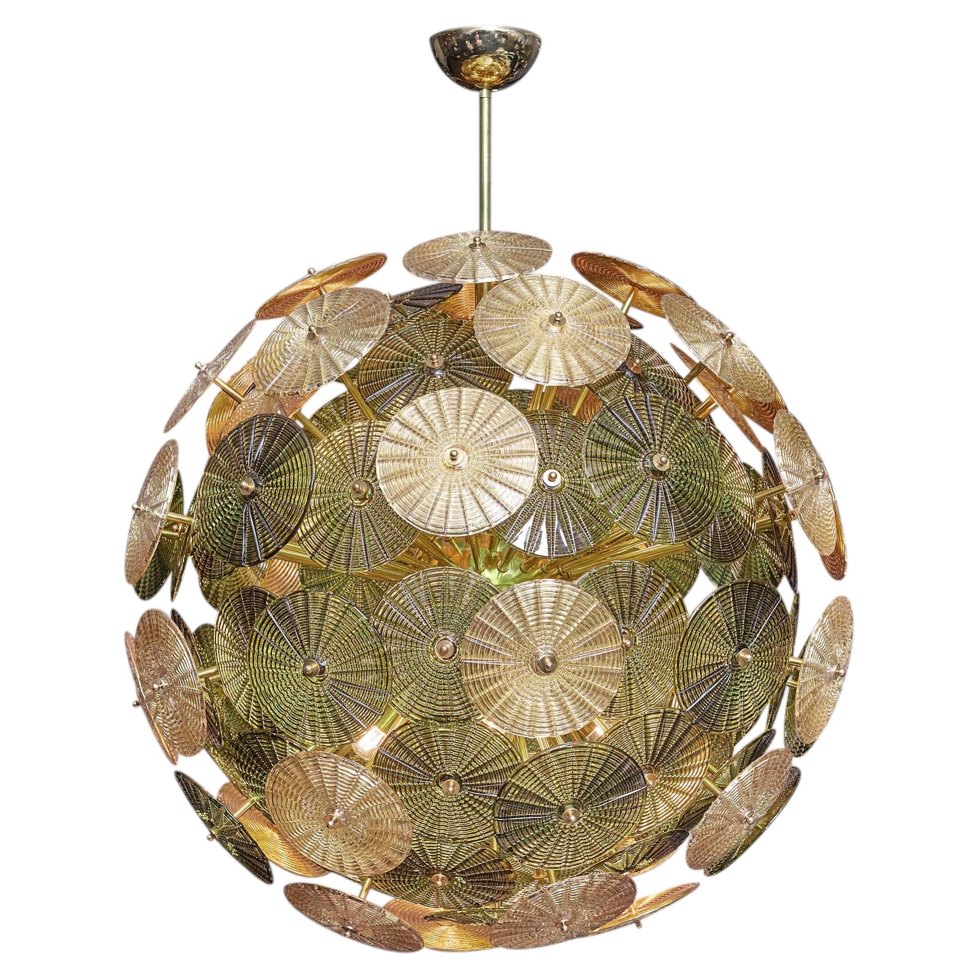 How do I assemble a Murano chandelier?